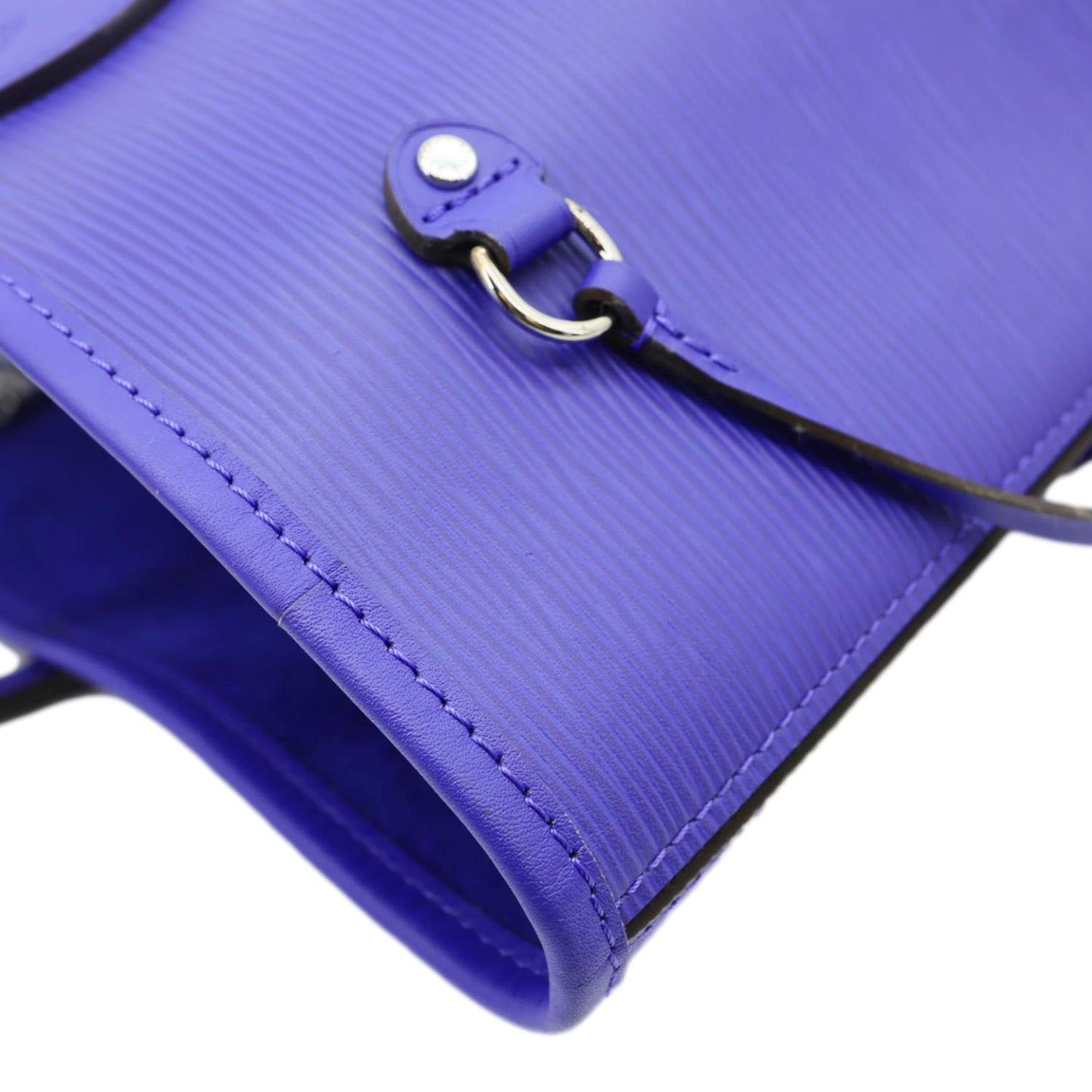 LOUIS VUITTON Neverfull MM Epi Leather Tote Shoulder Bag Purple