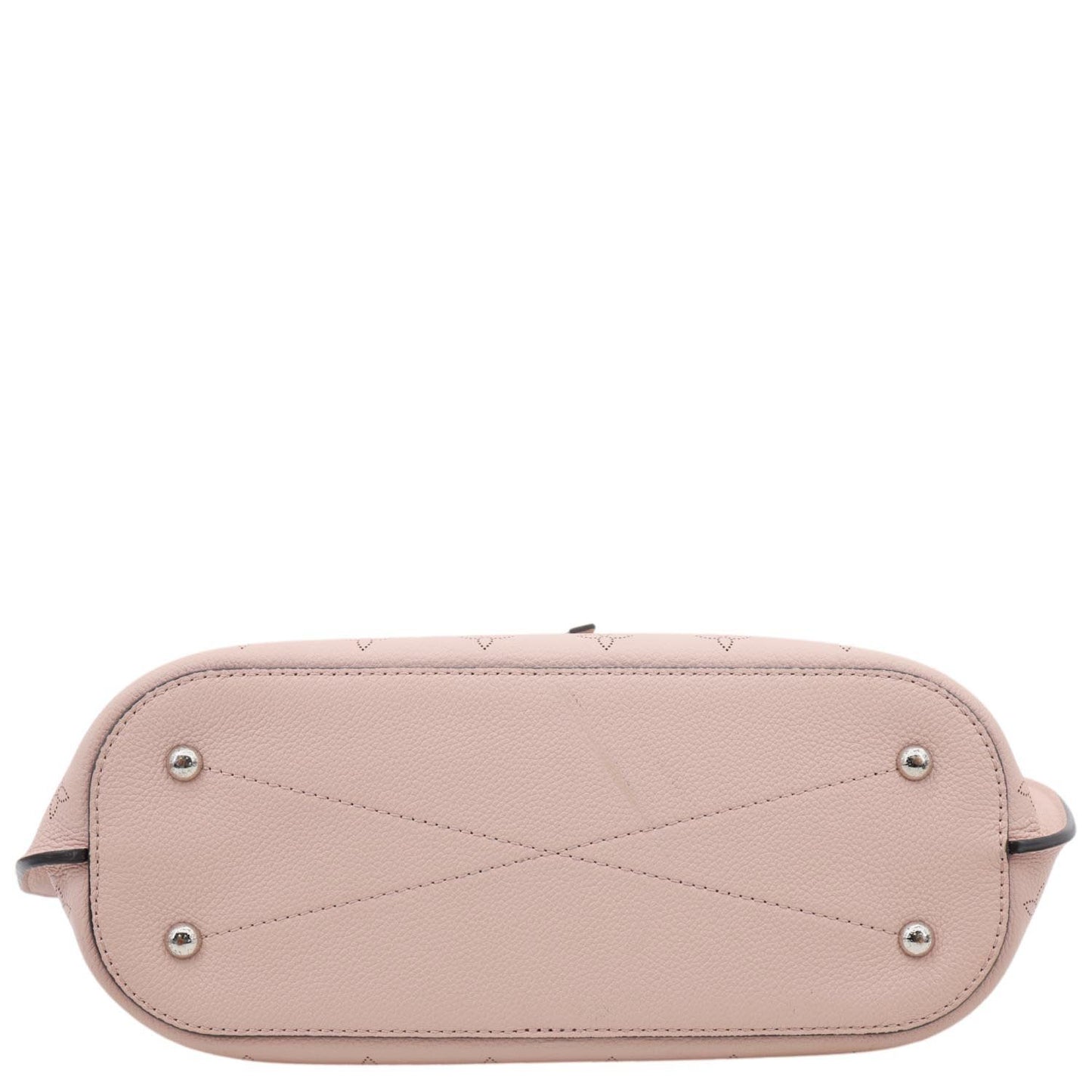 LOUIS VUITTON Girolata Monogram Mahina Leather Shoulder Bag Pink