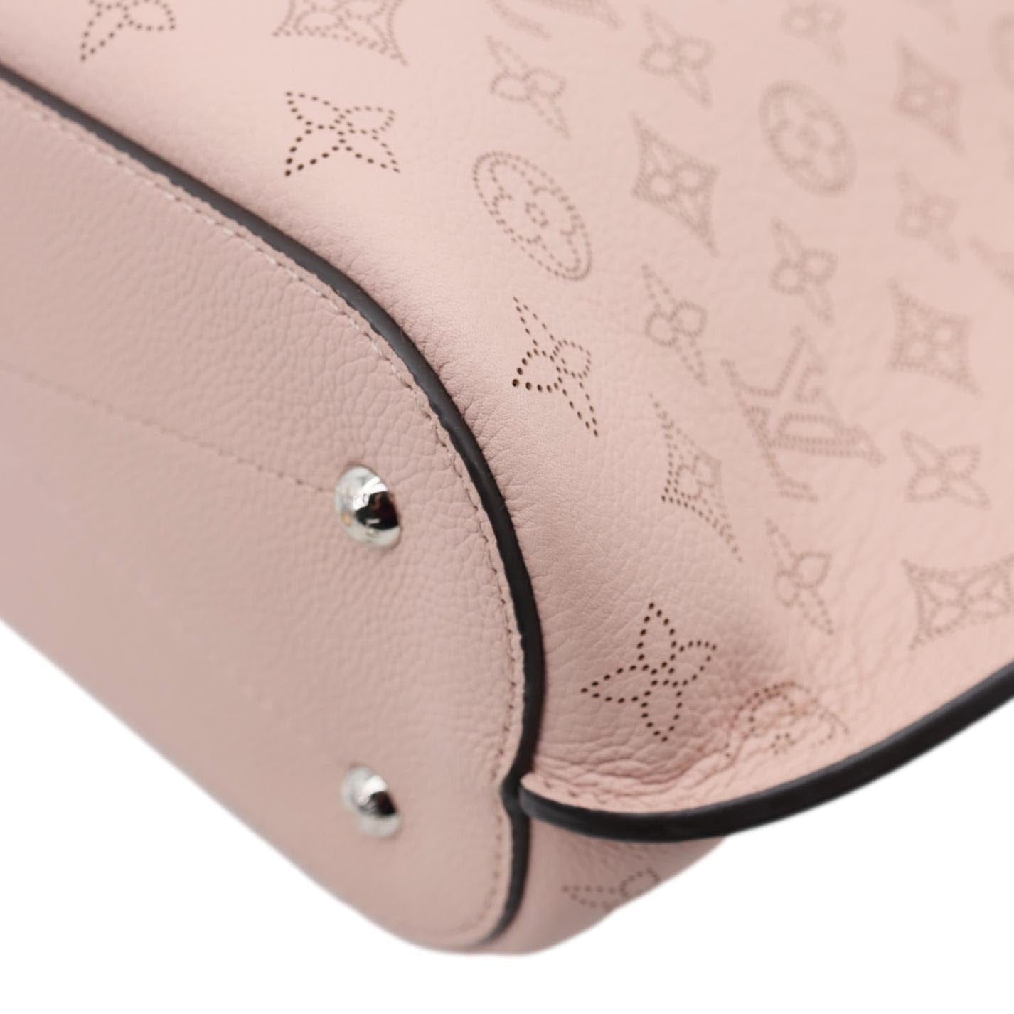 LOUIS VUITTON Girolata Monogram Mahina Leather Shoulder Bag Pink