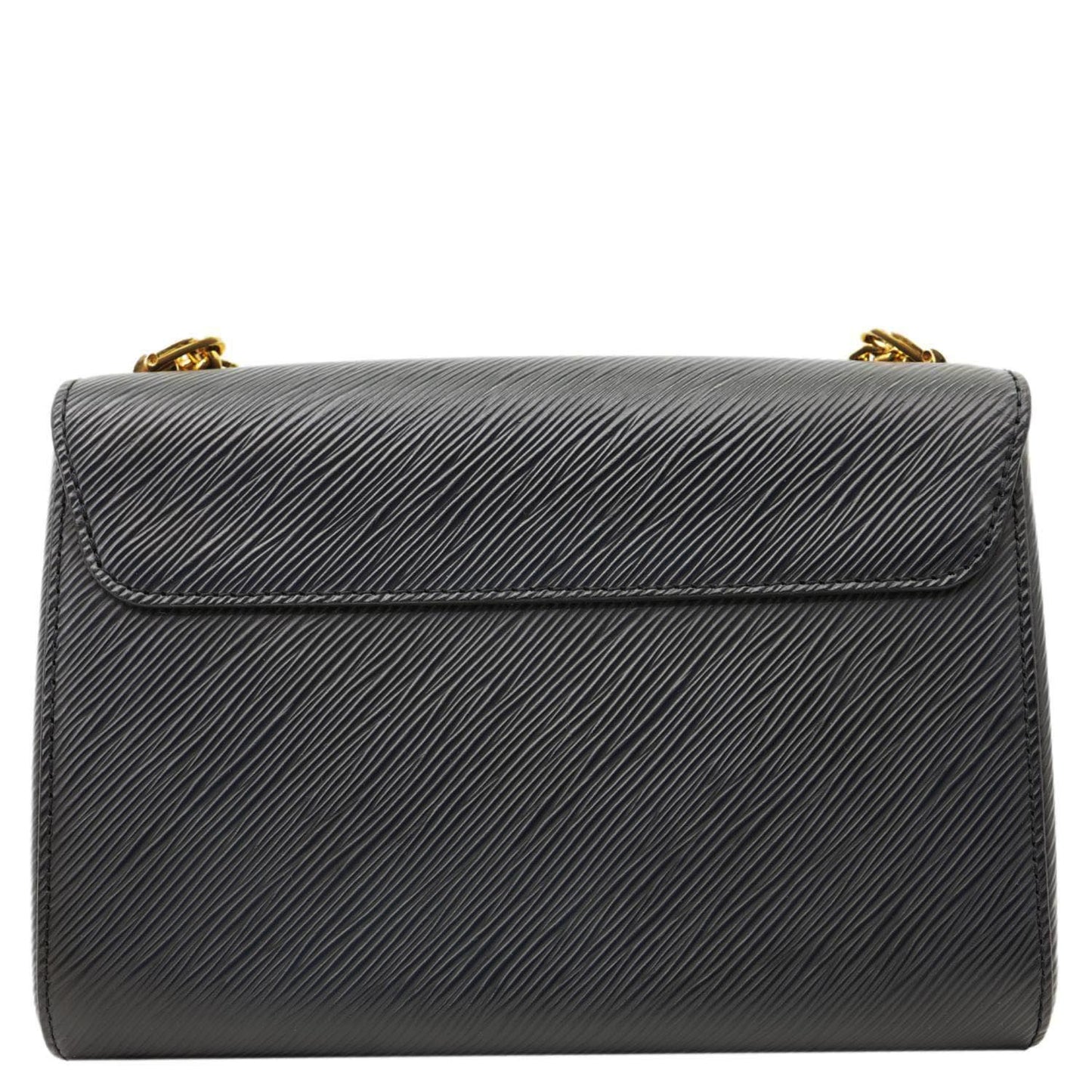 LOUIS VUITTON Twist Flower MM Epi Leather Crossbody Bag Black