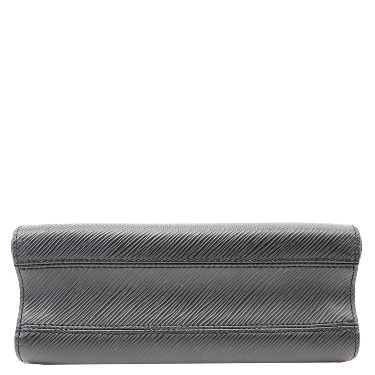 LOUIS VUITTON Twist Flower MM Epi Leather Crossbody Bag Black
