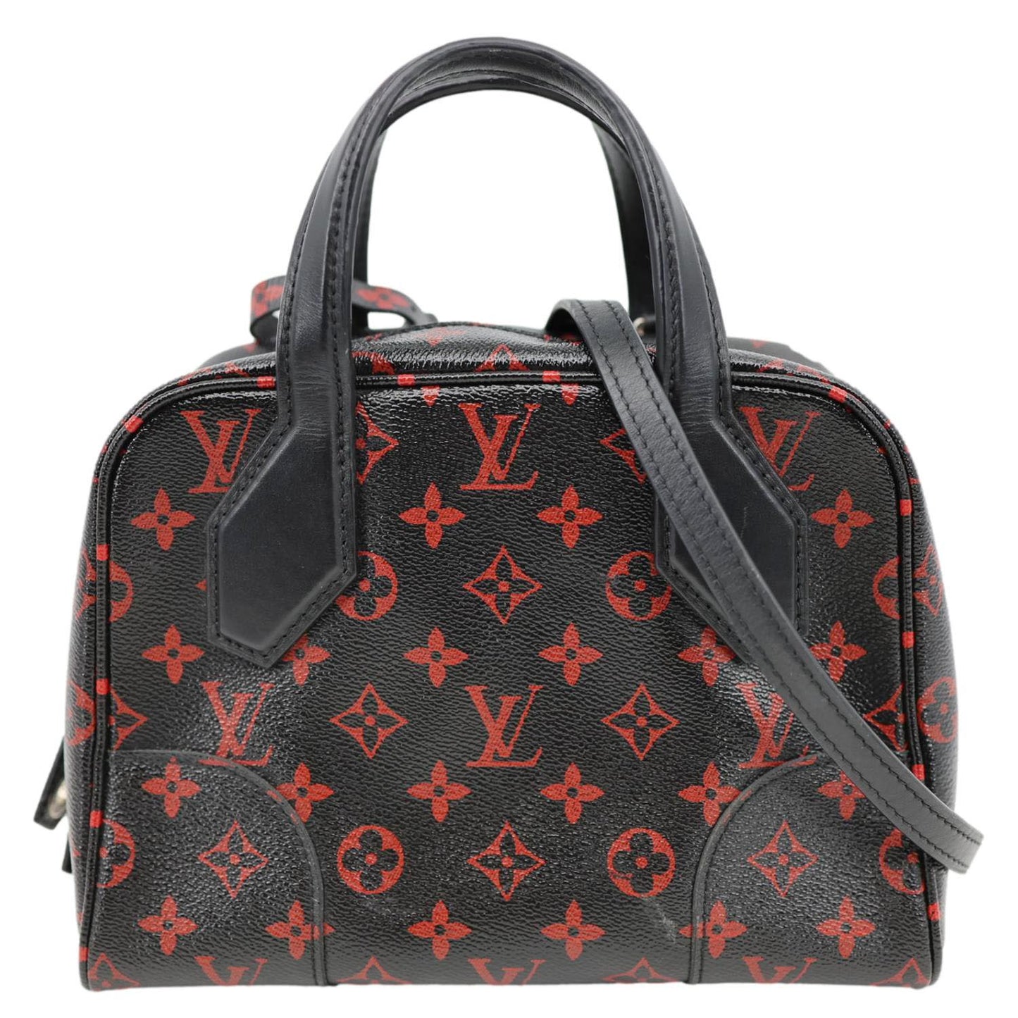 LOUIS VUITTON Dora BB Monogram Infrarouge Shoulder Bag Black