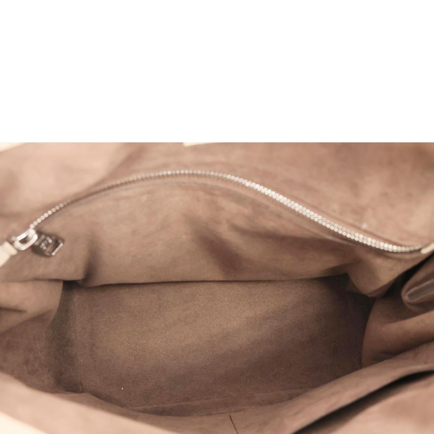 LOUIS VUITTON Babylone Mahina Calfskin Leather Shoulder Bag Galet
