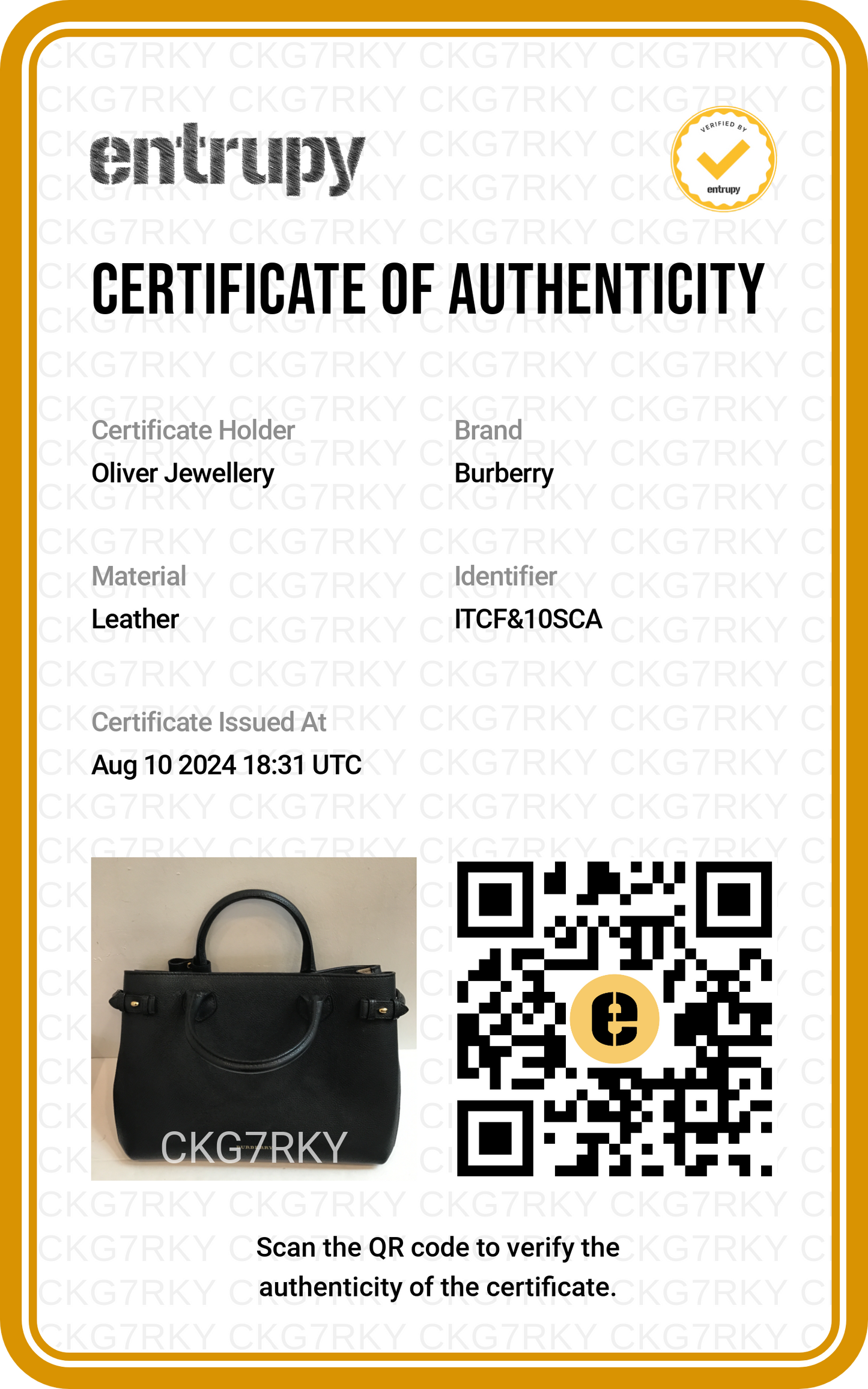 Burberry Black Calfskin Leather House Check Medium Banner Tote