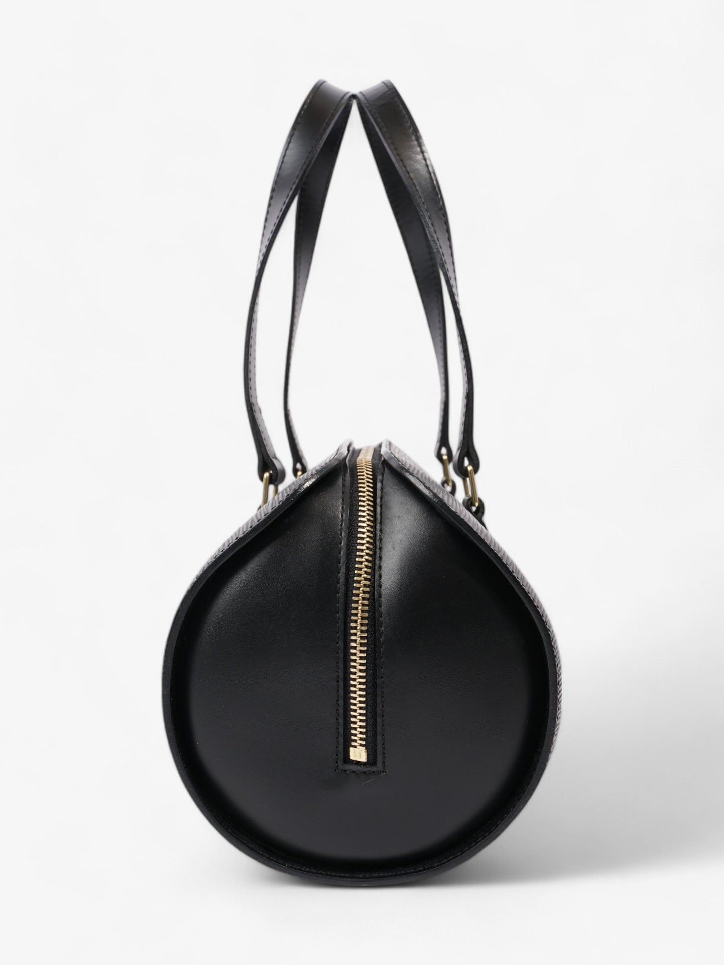 Louis Vuitton Soufflot w/ Pouch Black Calfskin Leather