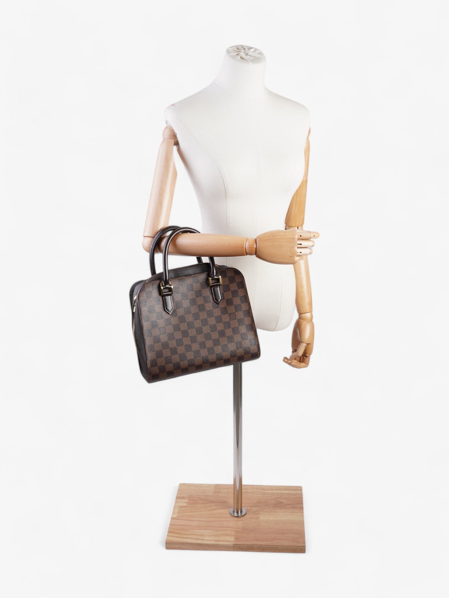 Louis Vuitton Triana Damier Ebene Coated Canvas