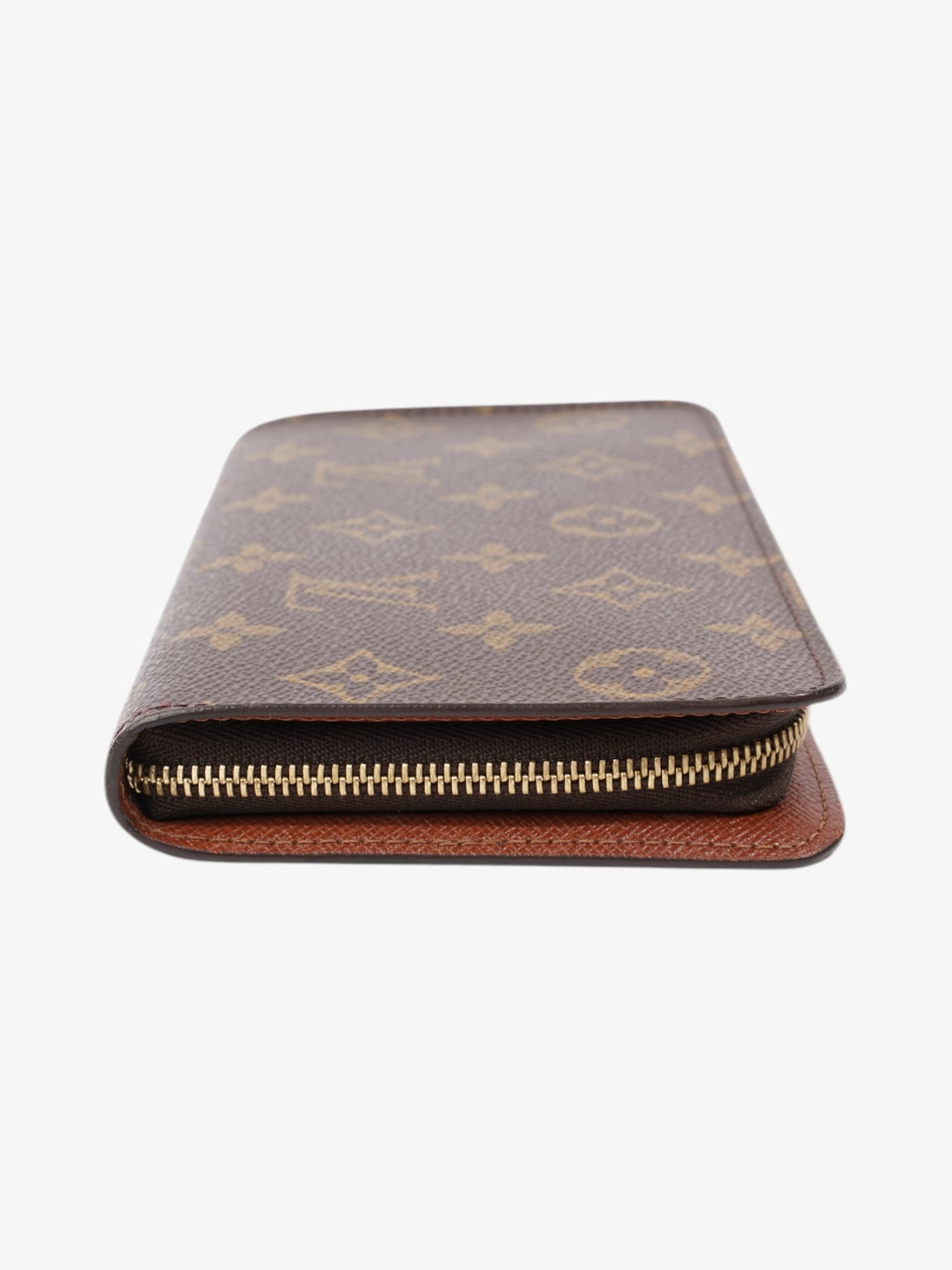 Louis Vuitton Porte Monnaie Zip Monogram Coated Canvas
