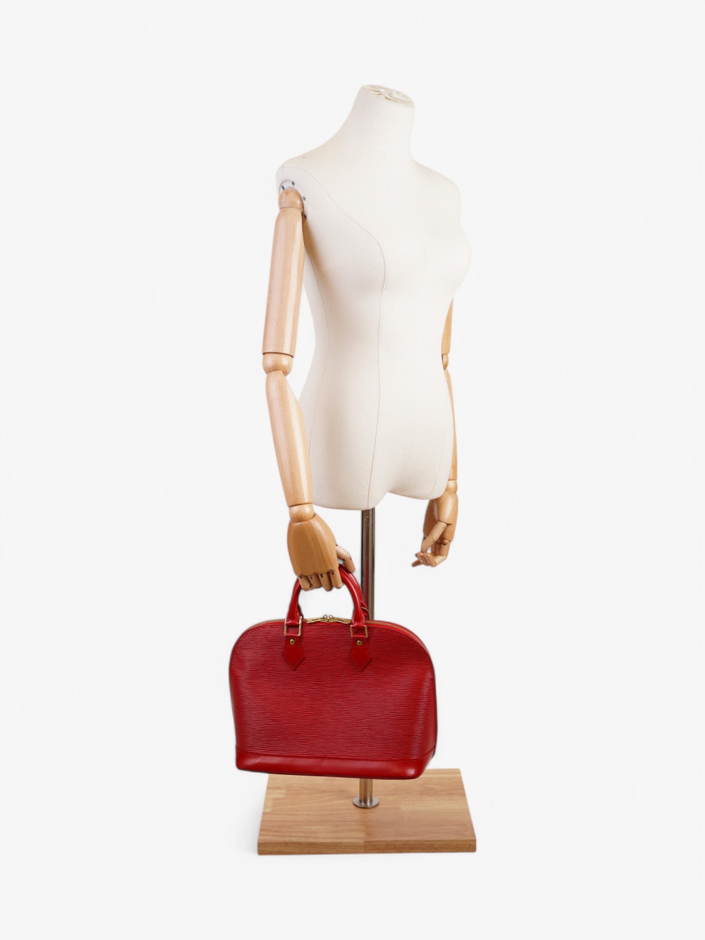 Louis Vuitton Alma Red Epi Leather PM