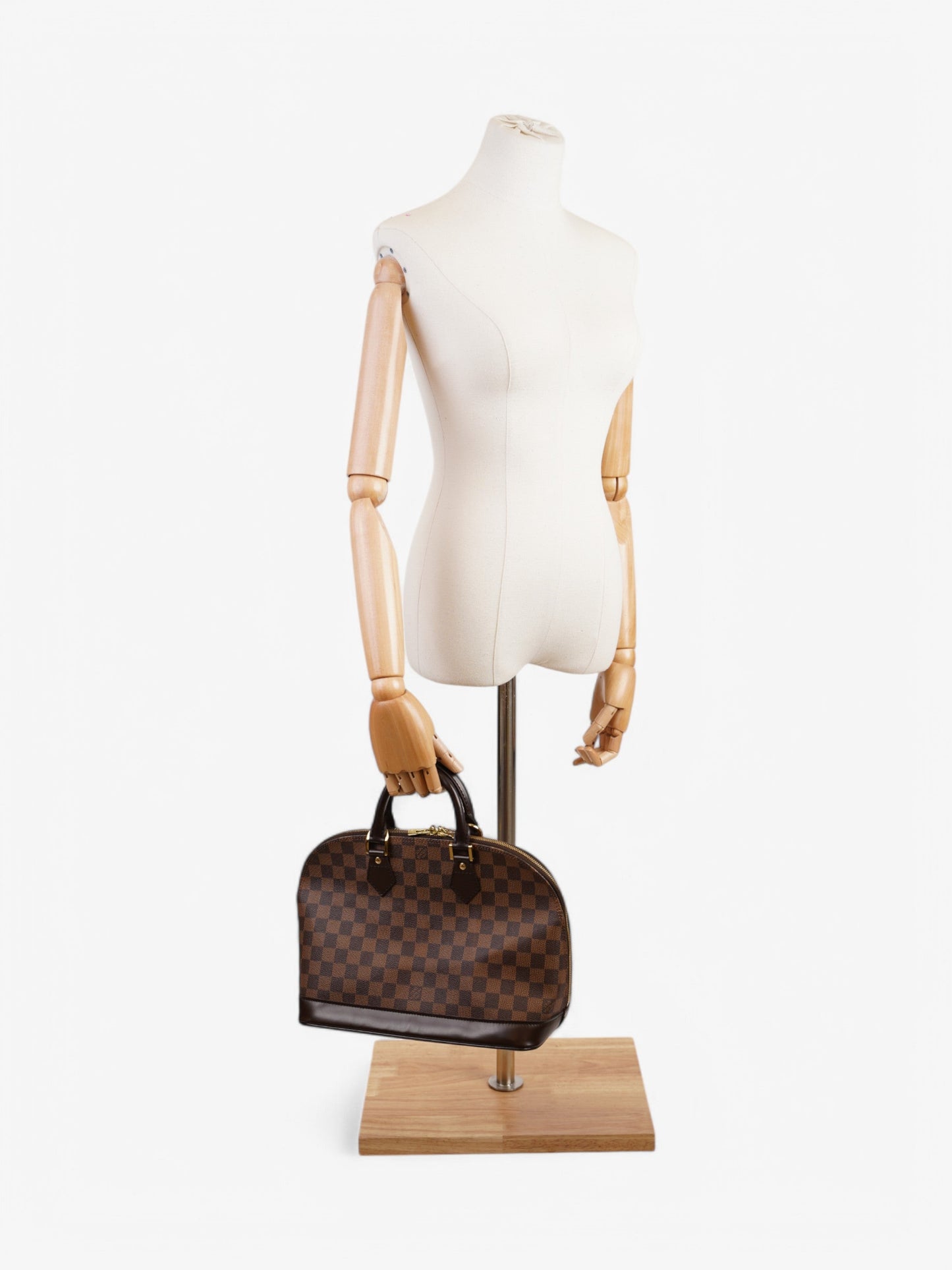 Louis Vuitton Alma Damier Ebene Coated Canvas PM