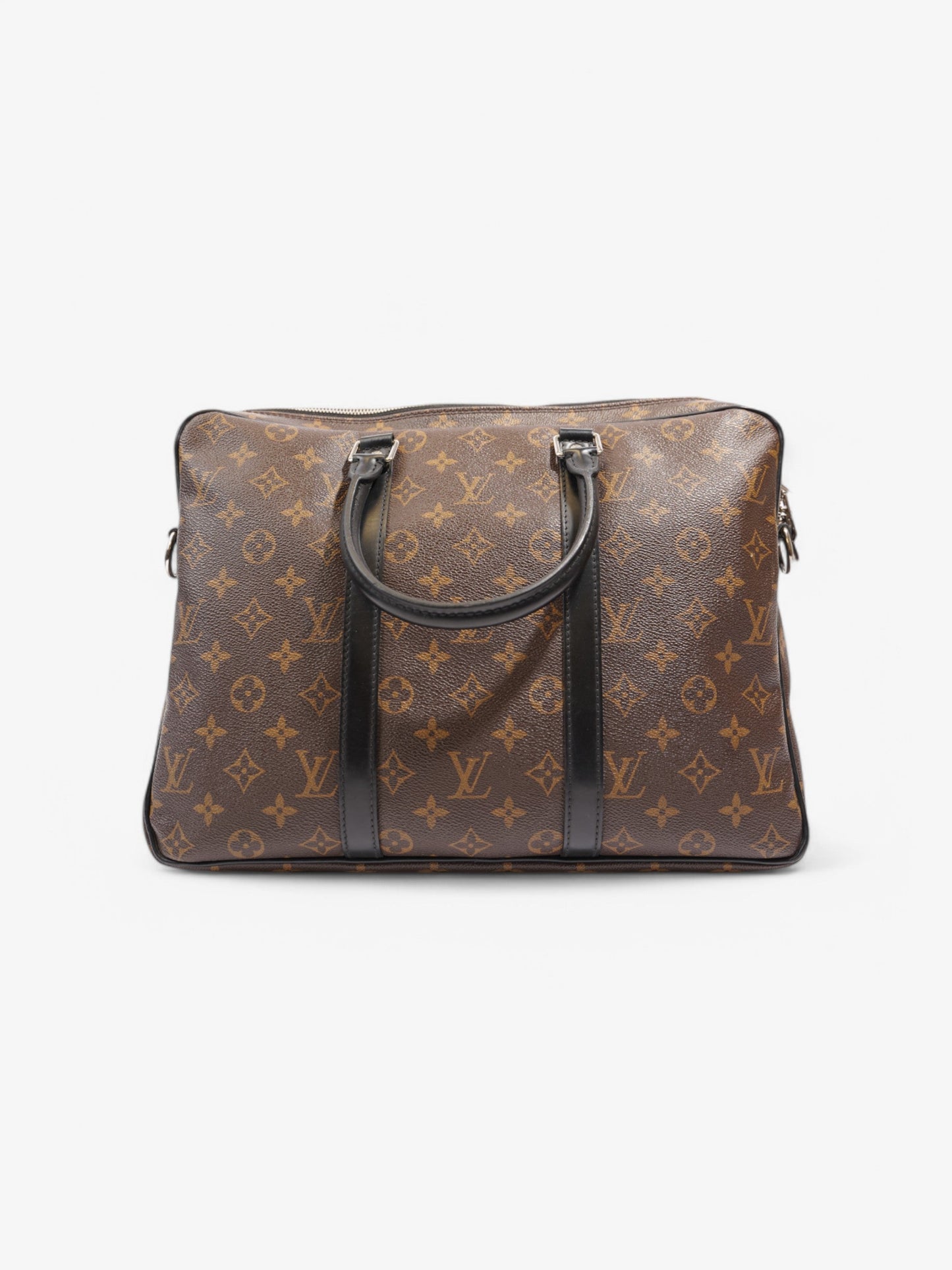 Louis Vuitton Porte-Documents Voyage Monogram / Black Coated Canvas