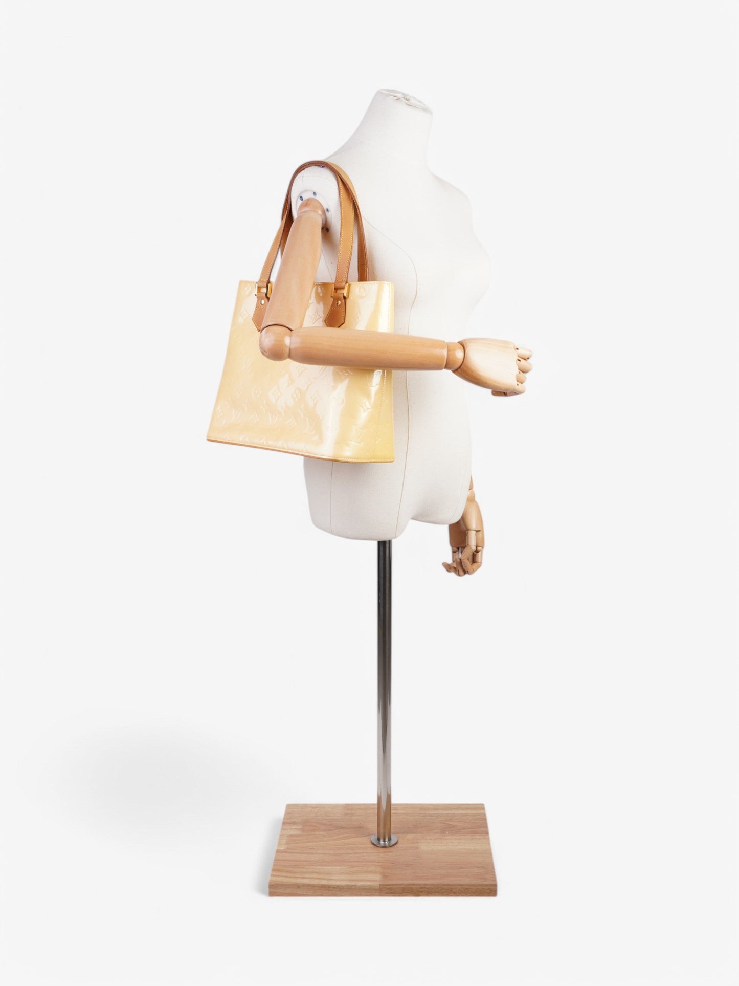 Louis Vuitton Verni Houston Yellow Calf Leather