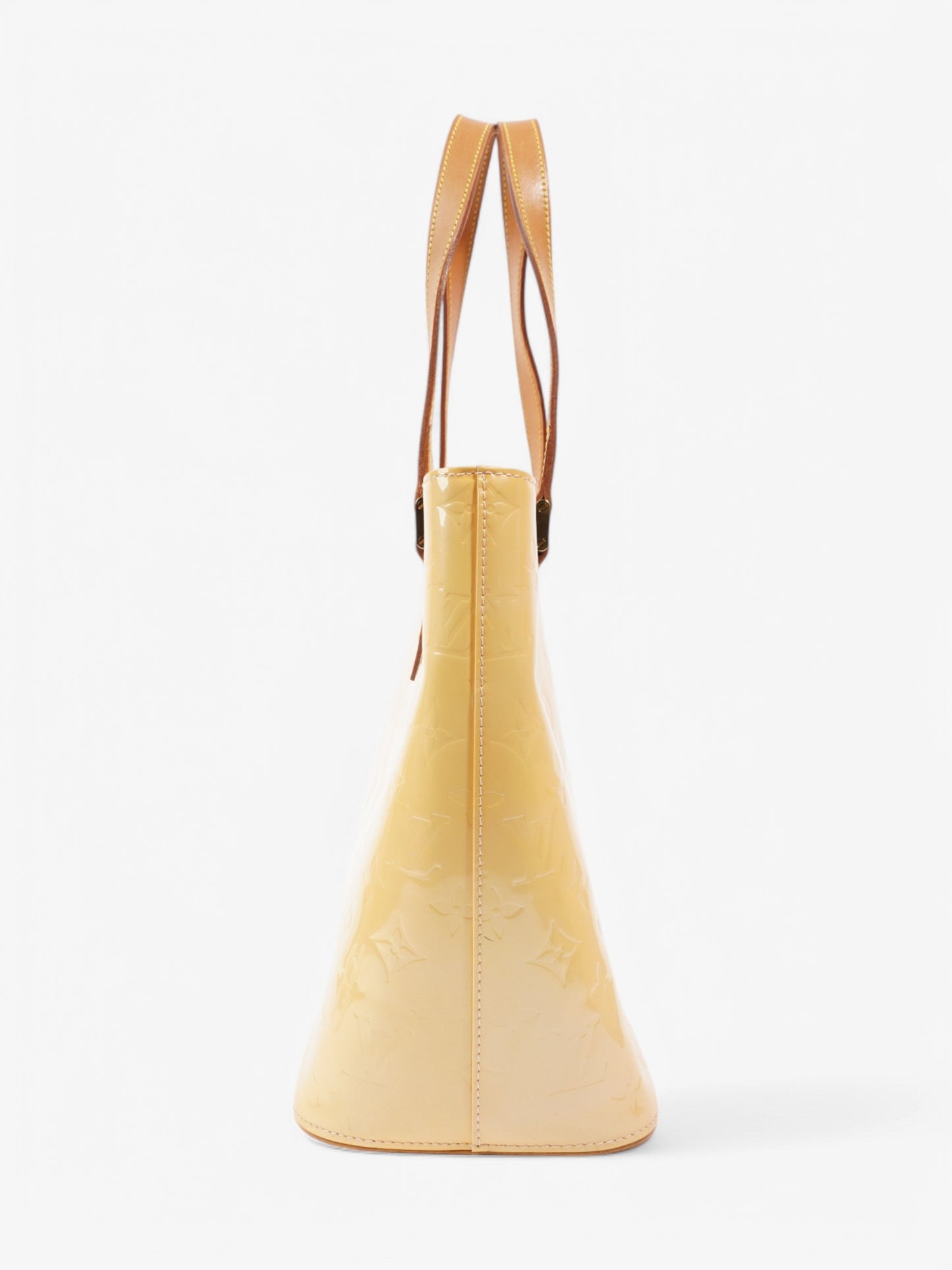 Louis Vuitton Verni Houston Yellow Calf Leather