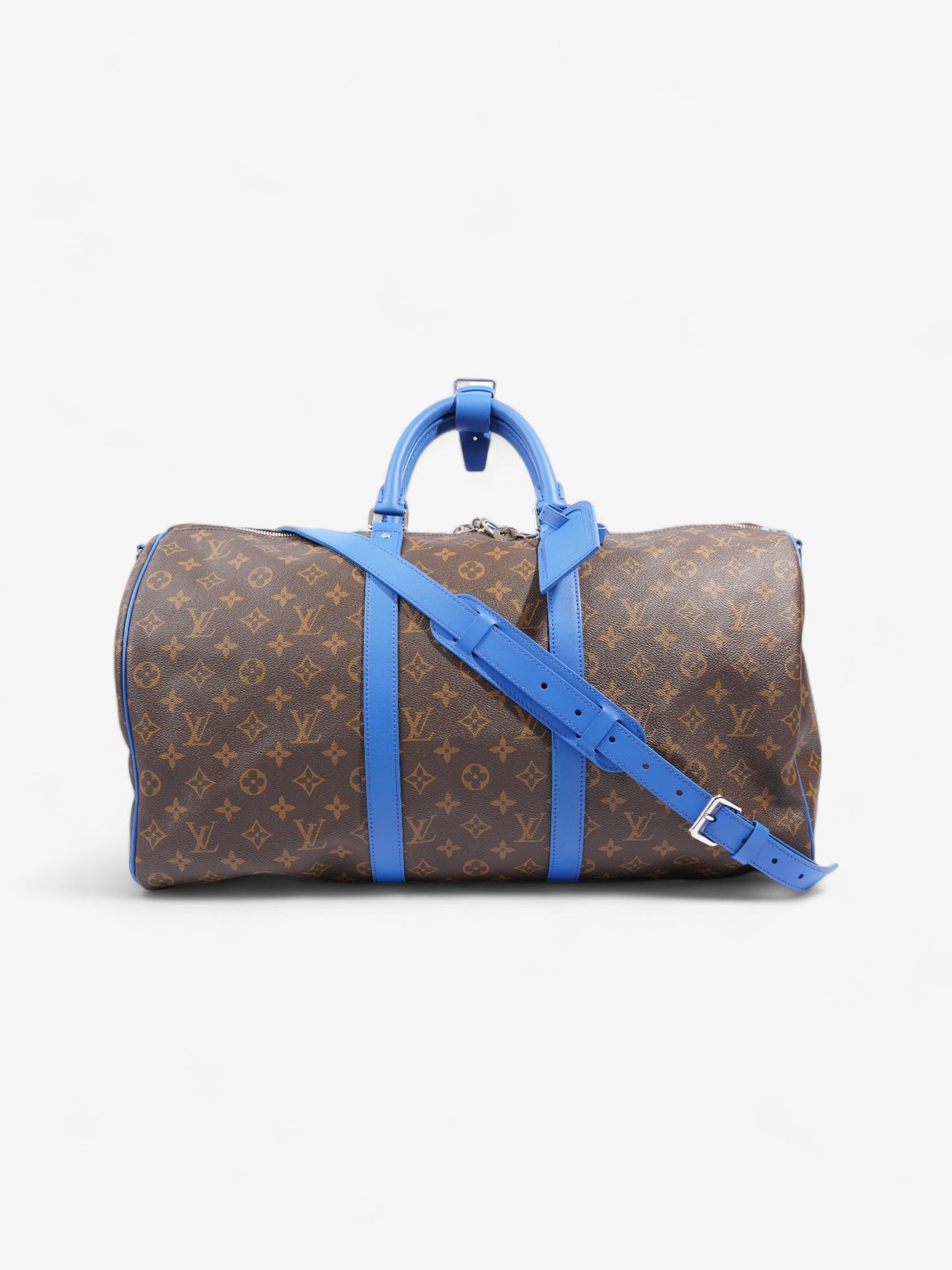 Louis Vuitton Keepall BandouliÃ¨re 50 Monogram / Blue Coated Canvas