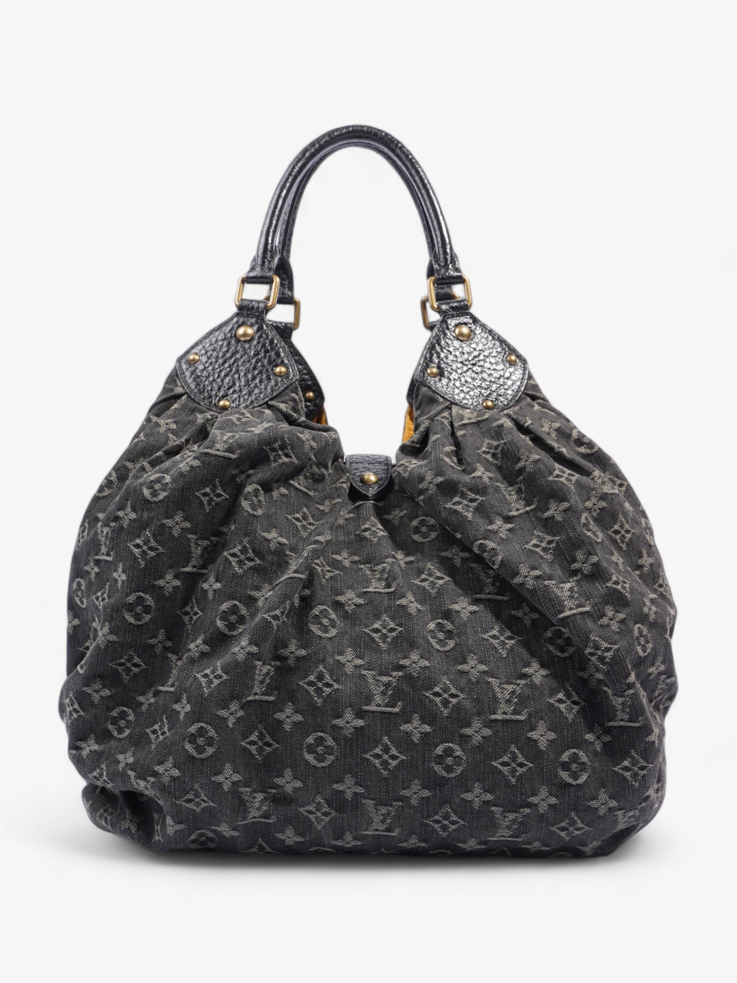 Louis Vuitton Mahina Bag Black Monogram Denim XL