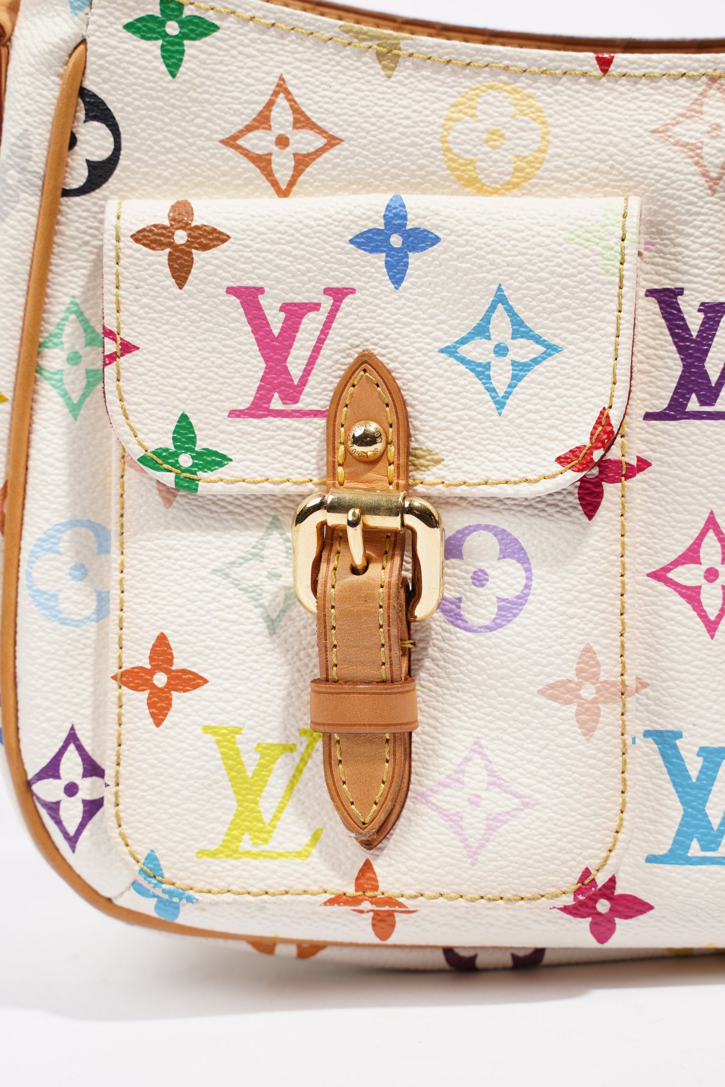 Louis Vuitton Lodge White / Multicolour Coated Canvas PM