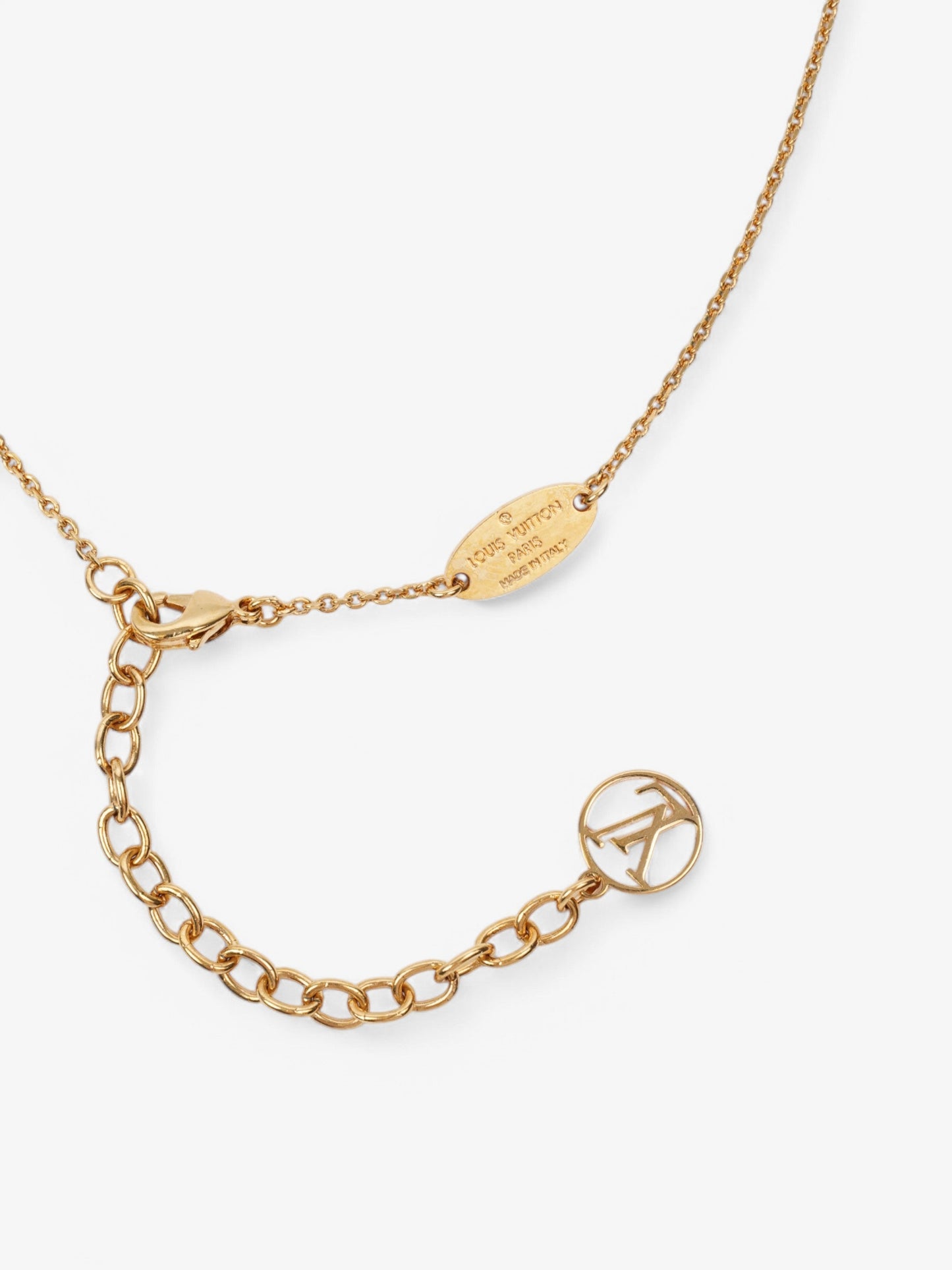 Louis Vuitton LV & Me Necklace (Letter A) Gold Base Metal