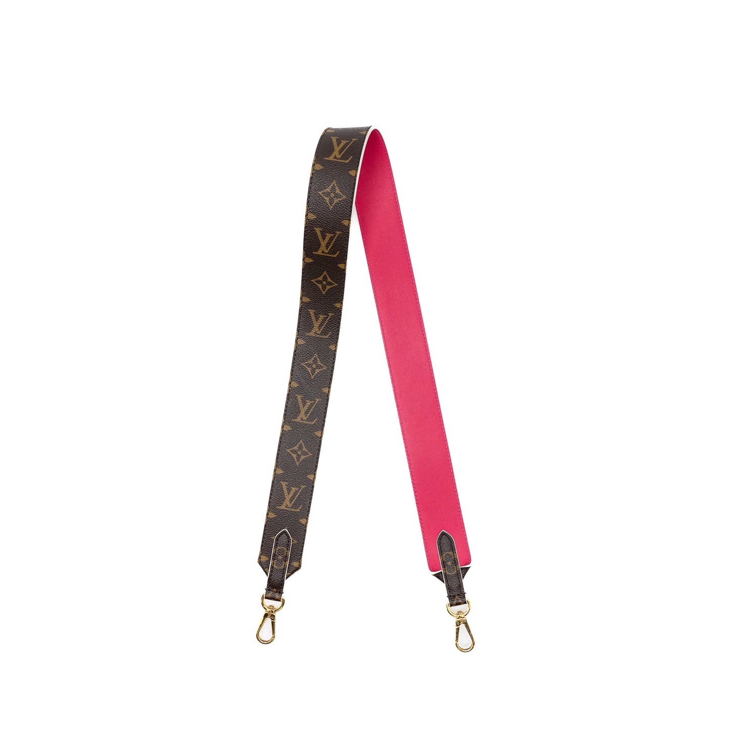 Louis Vuitton Shoulder Strap Monogram Canvas Pink