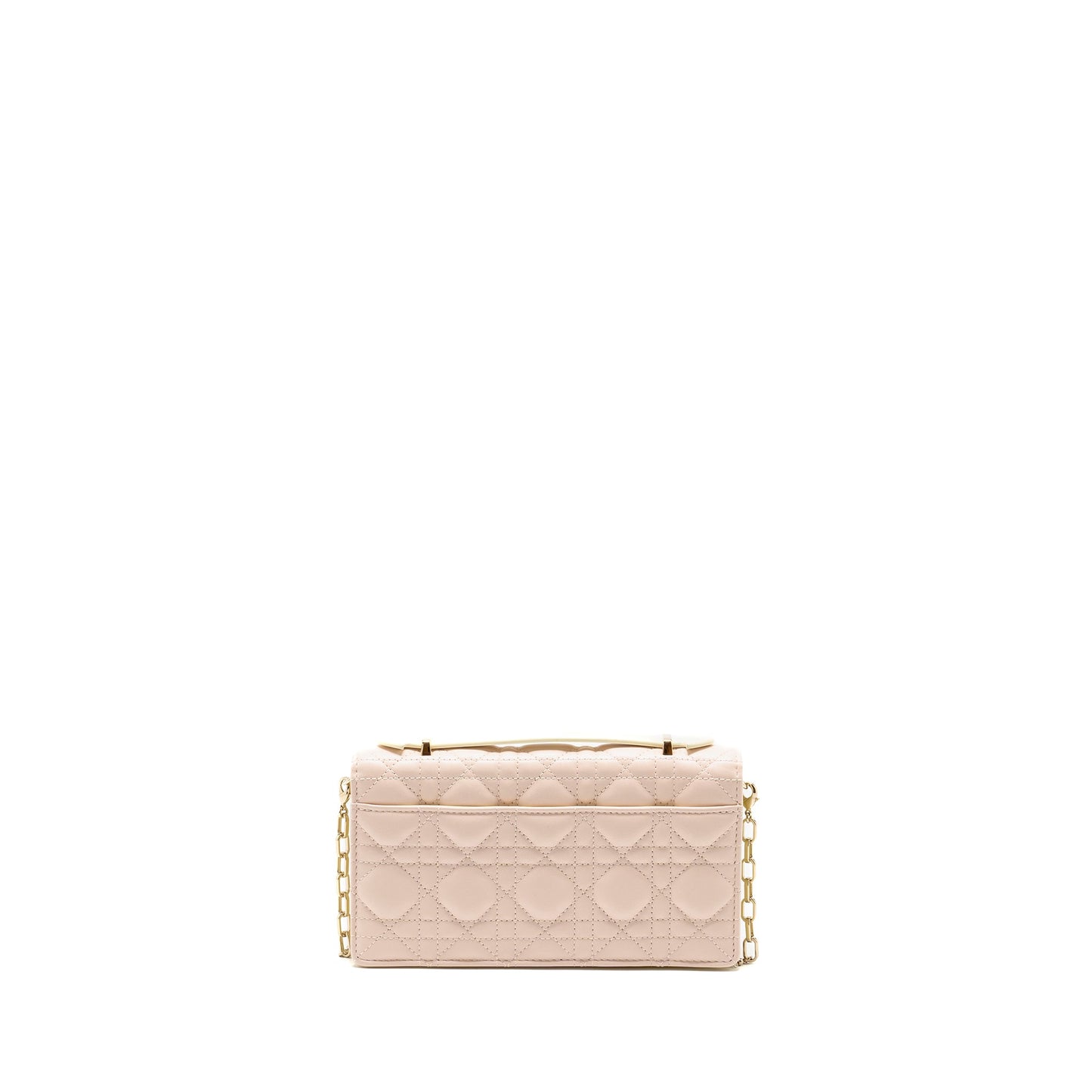 Dior My Dior Mini Purse Lambskin Light Pink/Light Yellow