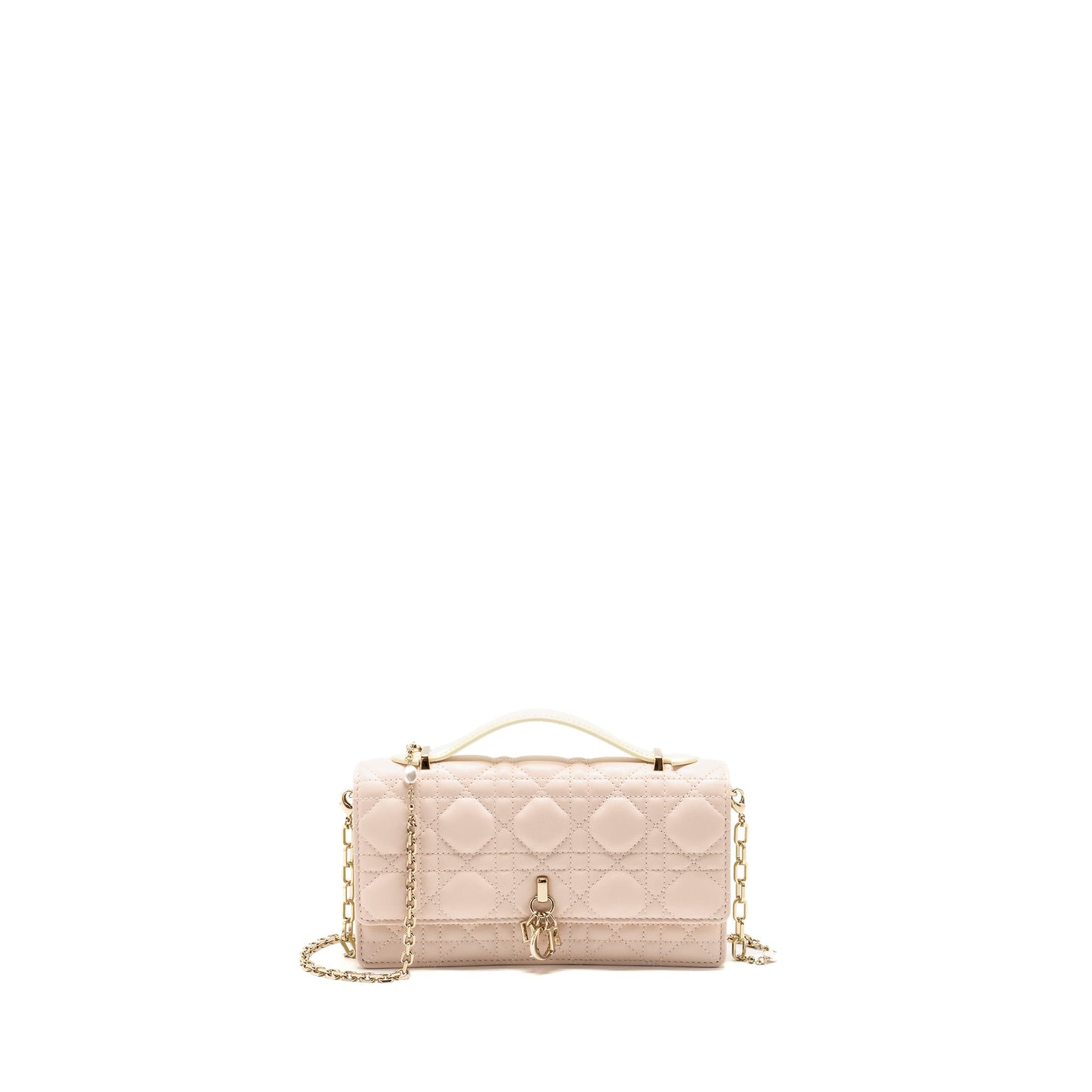 Dior My Dior Mini Purse Lambskin Light Pink/Light Yellow
