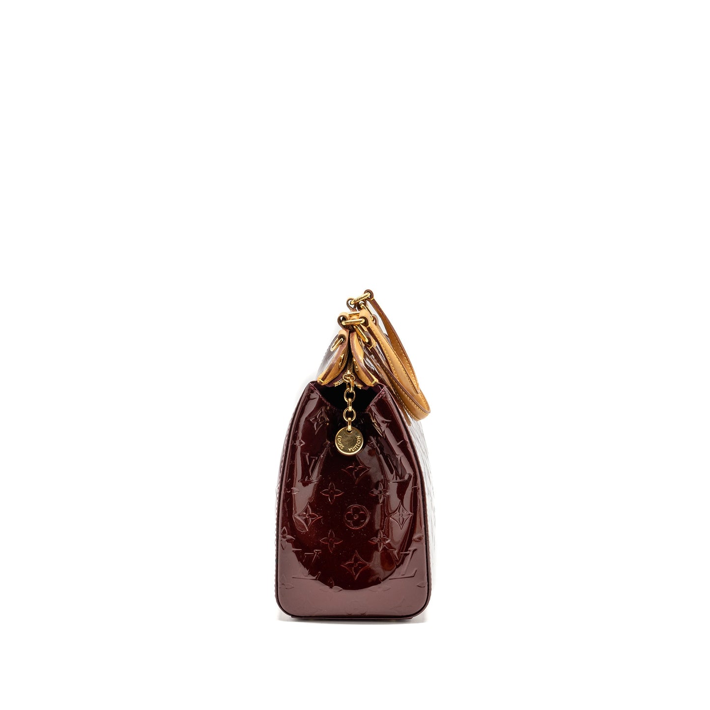 Louis Vuitton Vernis Brea Patent Burgundy Amarante