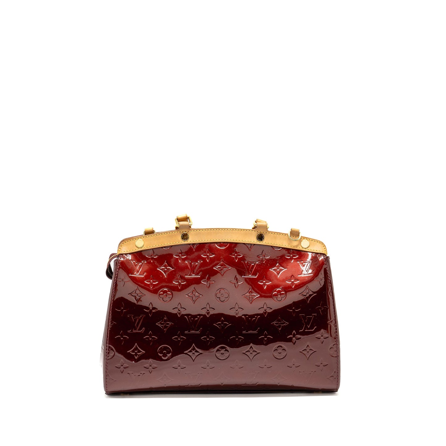 Louis Vuitton Vernis Brea Patent Burgundy Amarante