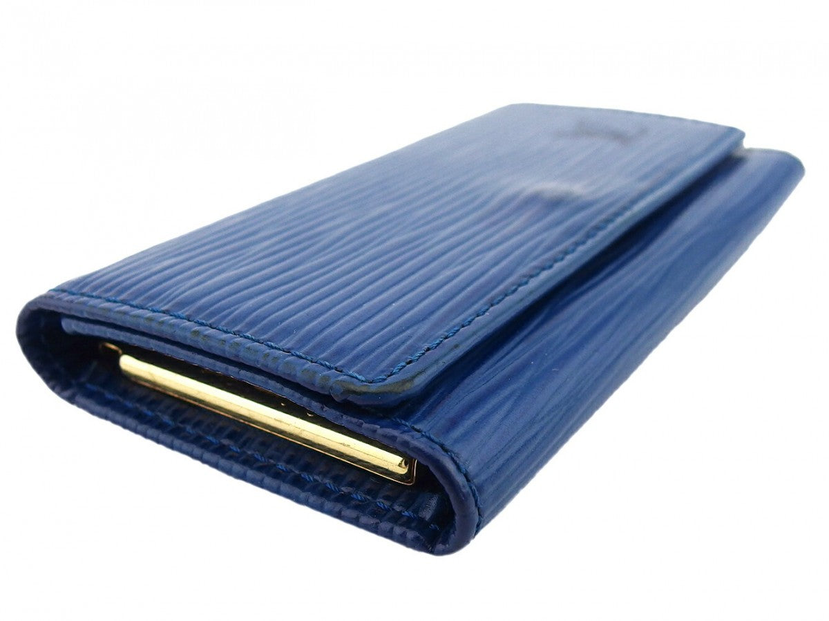LOUIS VUITTON Key case Key holder  M63825 Toledo Blue (discontinued color) /Multicles4