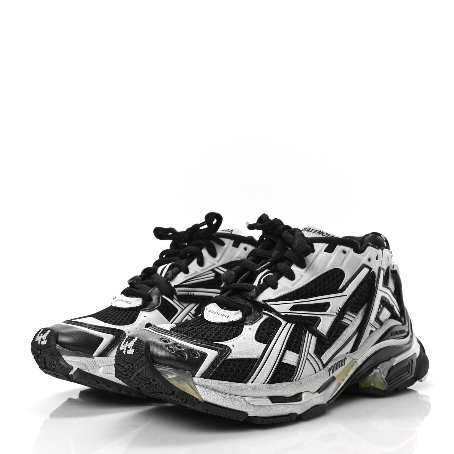 BALENCIAGA TWO-TONE RUNNER SNEAKERS