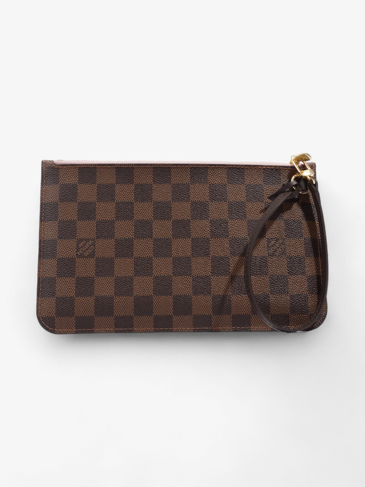 Louis Vuitton Neverful Pochette Damier Ebene Coated Canvas