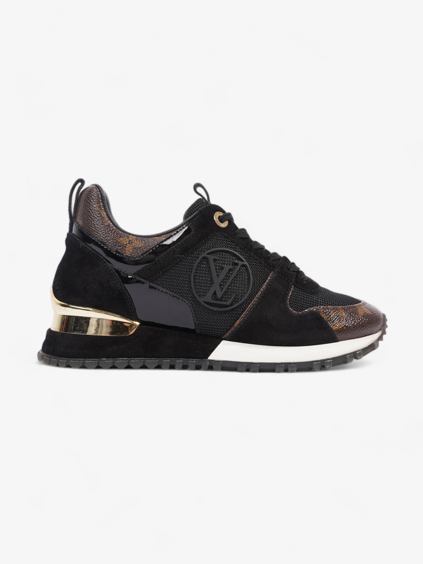 Louis Vuitton Run Away Sneaker Black / Monogram Mesh EU 35 UK 2