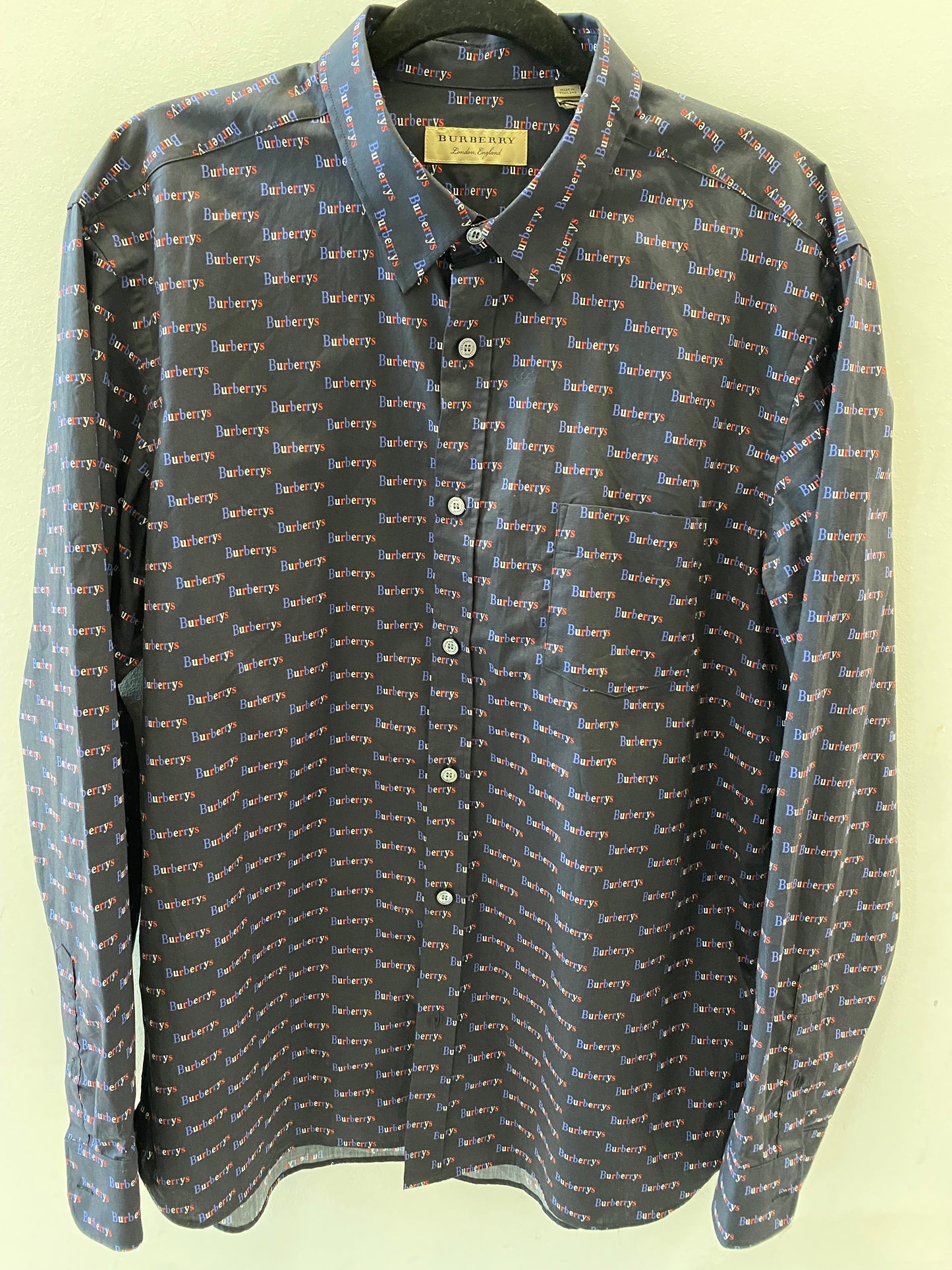 BURBERRY BUTTON DOWN SHIRT