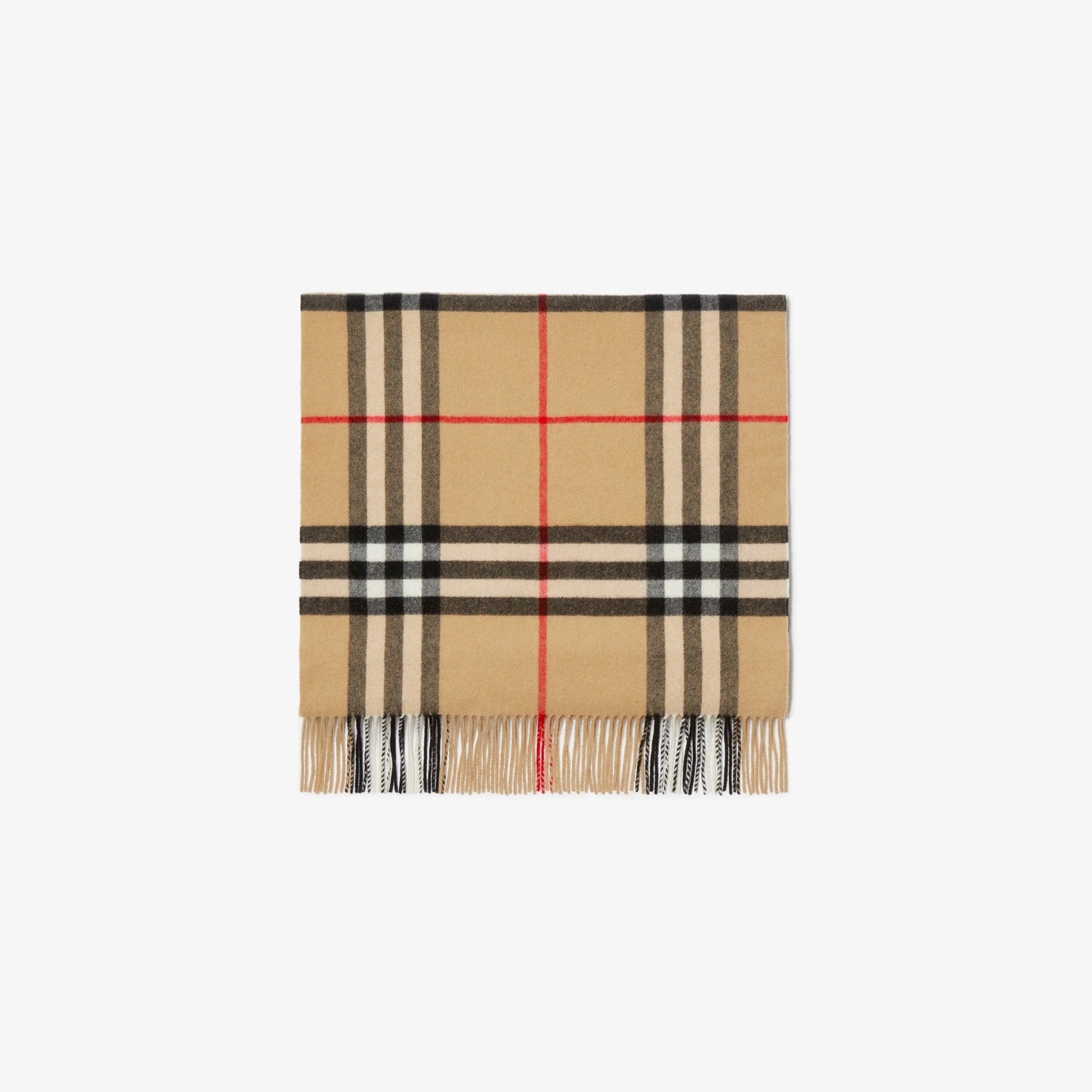 BURBERRY WIDE CHECK CASHMERE SCARF