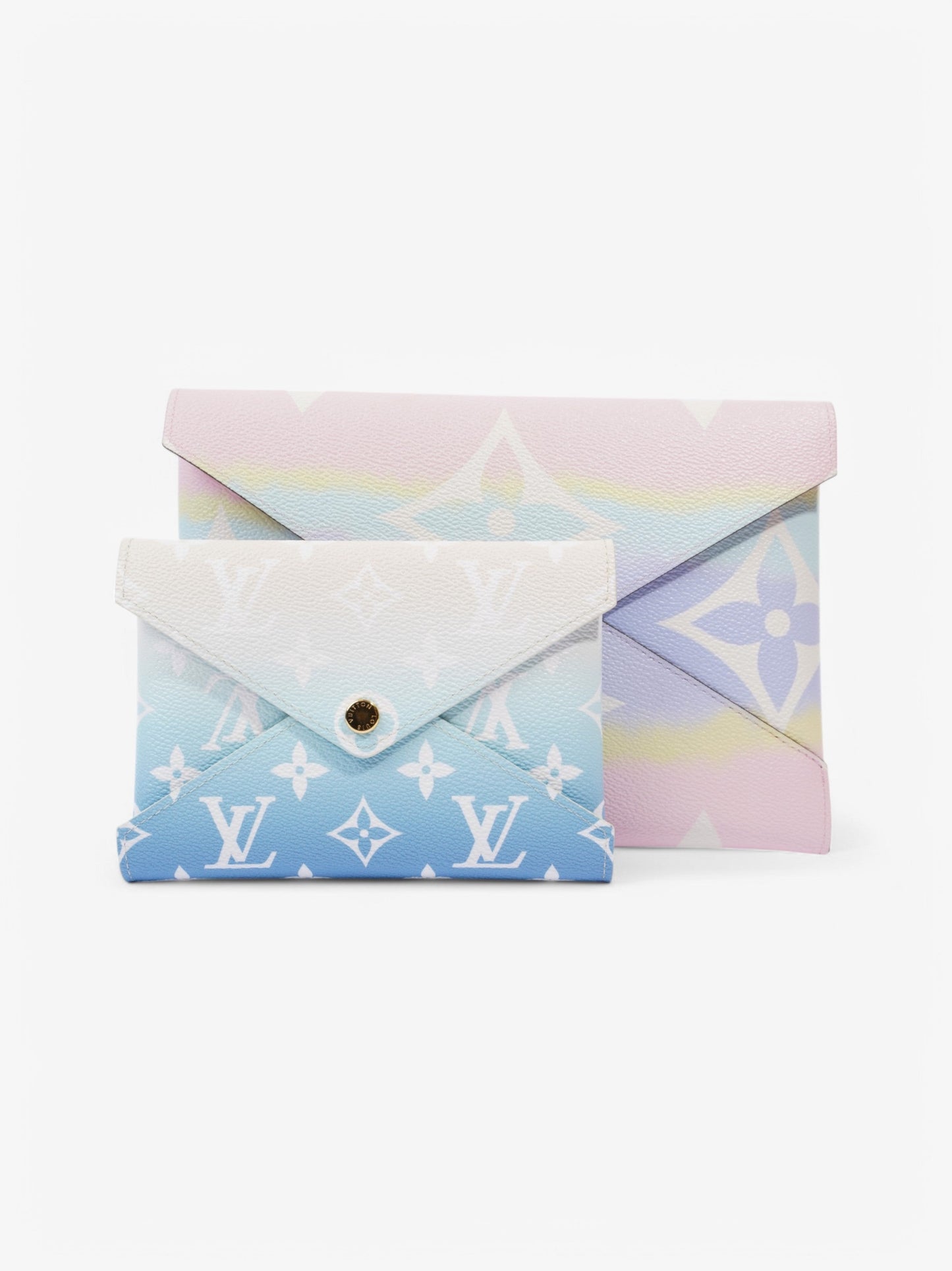 Louis Vuitton Spring In The City Kirigami Pochette  Pastel Multicolour / White Coated Canvas