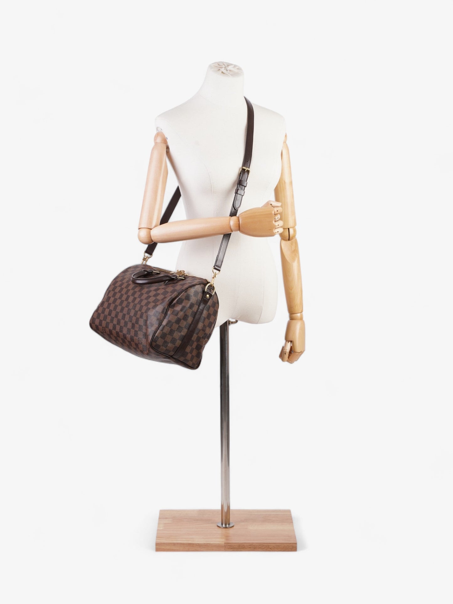Louis Vuitton Speedy BandouliÃ¨re 30 Damier Ebene Coated Canvas
