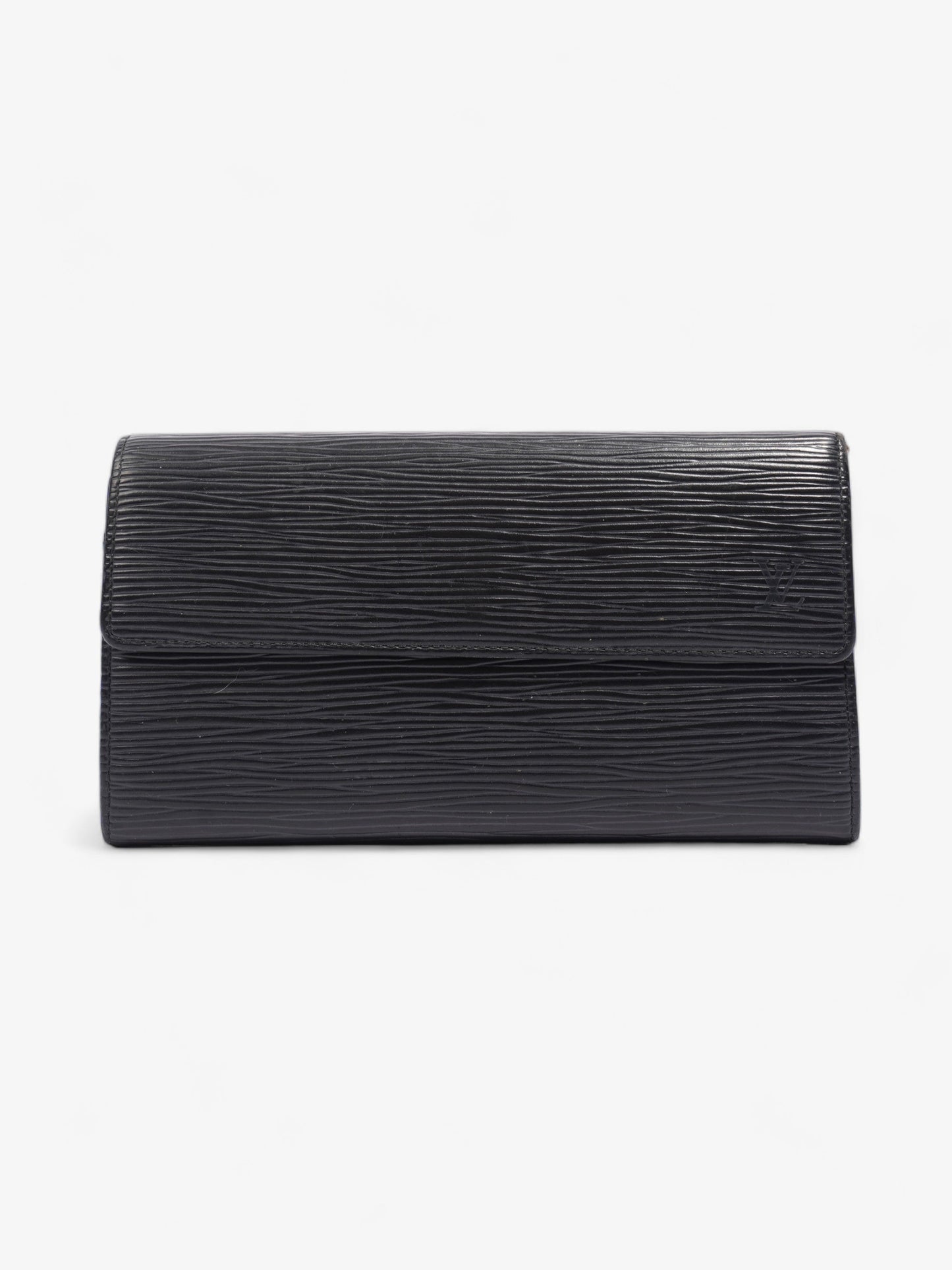 Louis Vuitton Long Wallet Black Epi Leather
