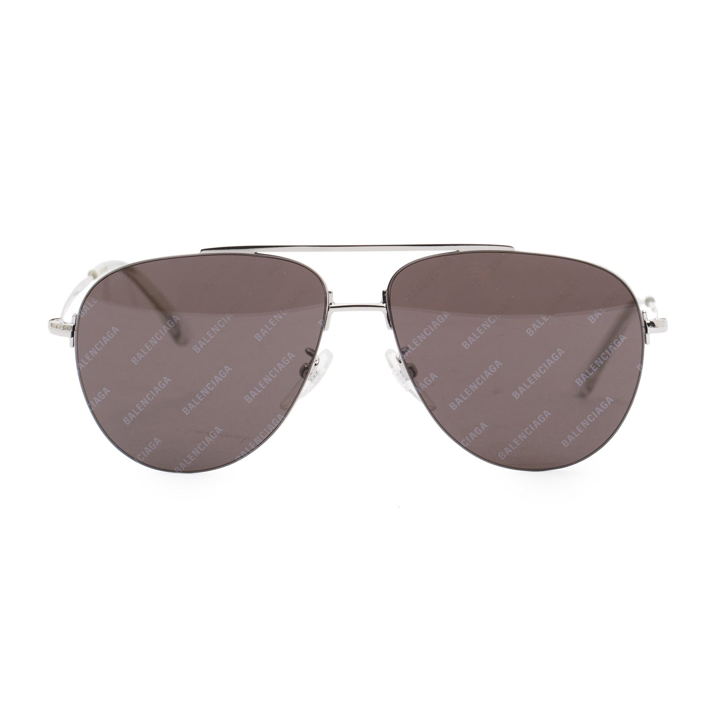 Balenciaga BB0013S Logo Aviator Tinted Sunglasses