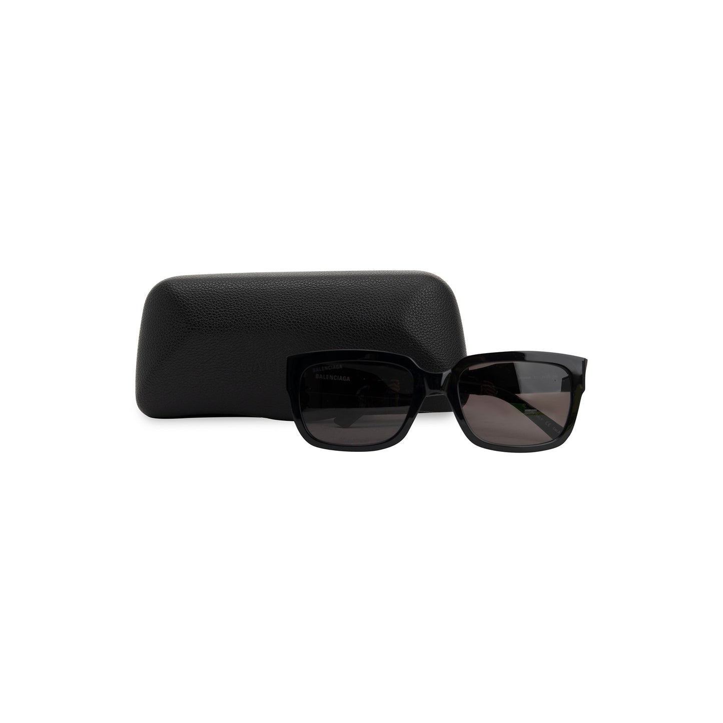 Balenciaga BB0049S Black Square Sunglasses