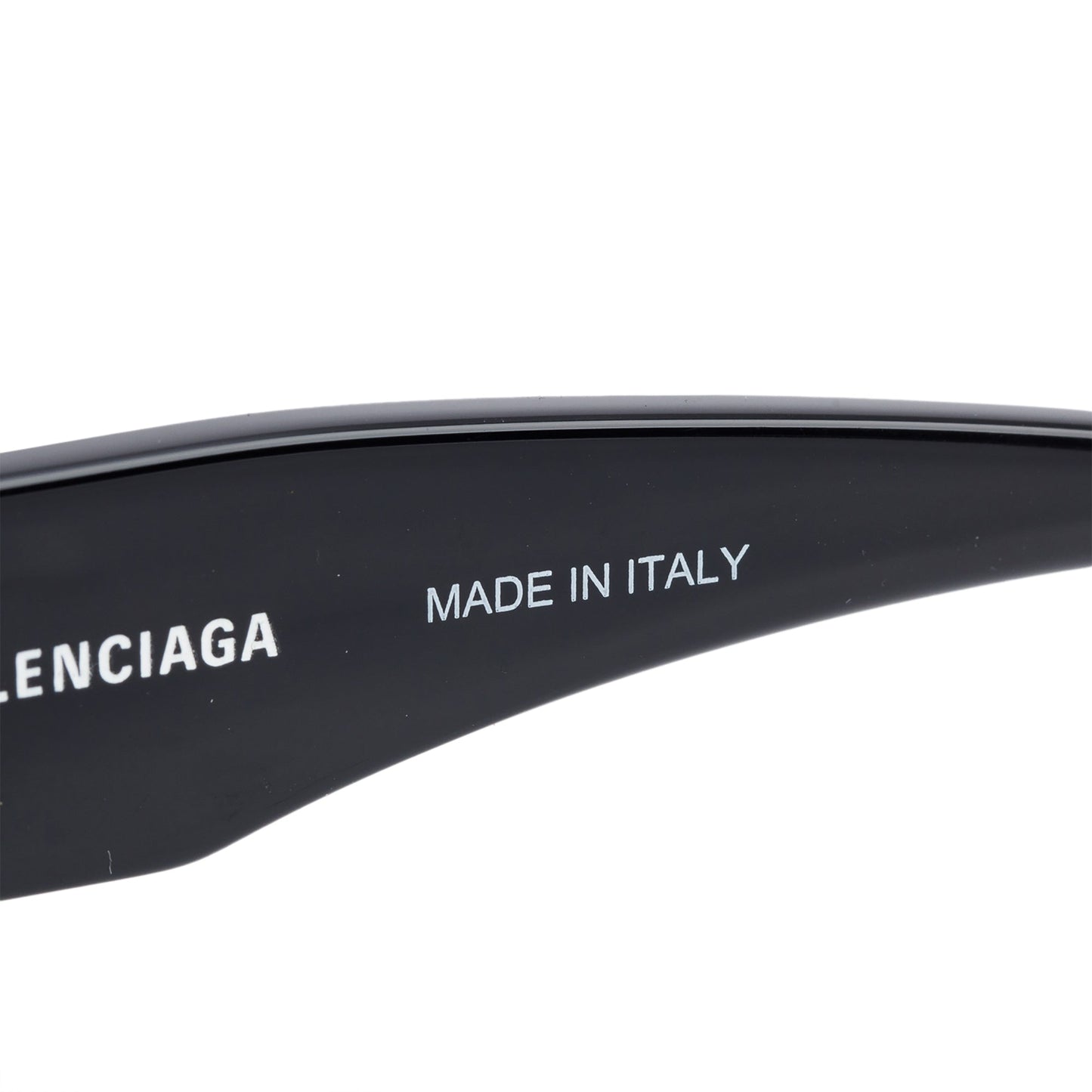 Balenciaga BB0095S Black Acetate Crystal Dynasty D-Frame Sunglasses