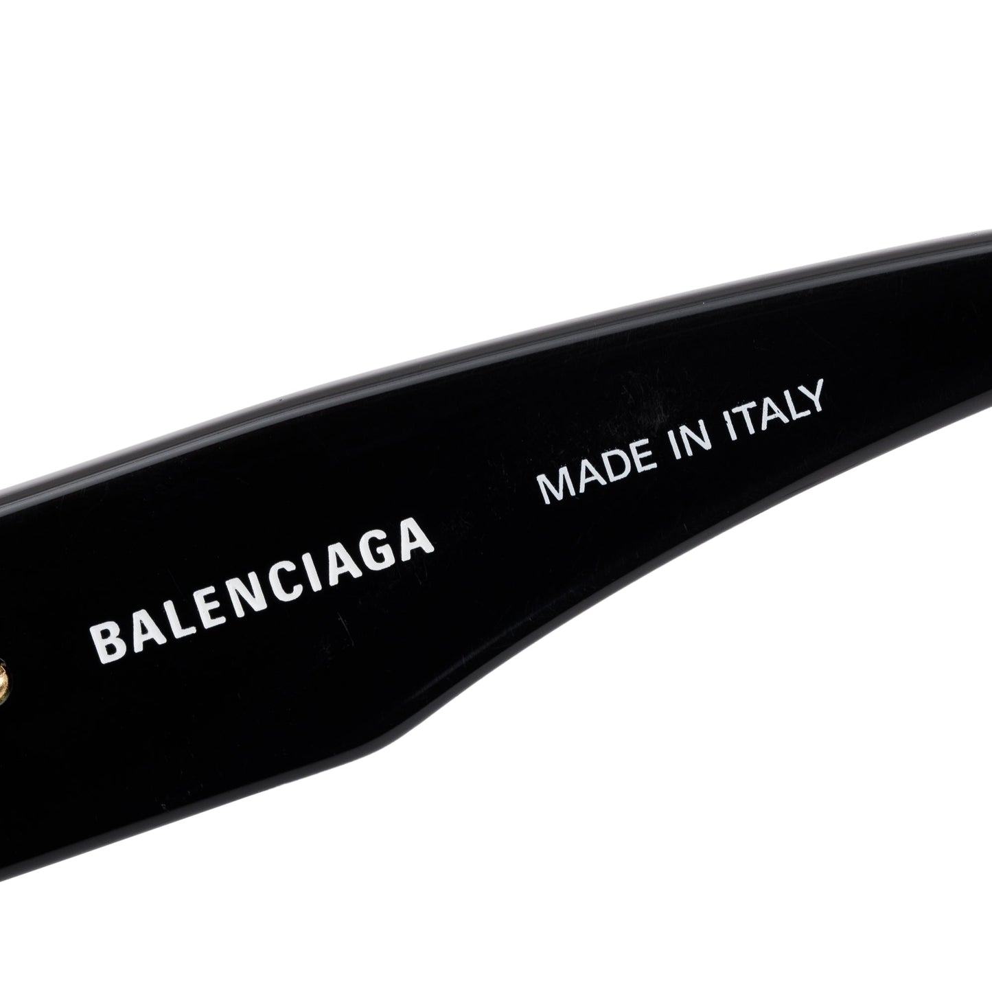 Balenciaga BB0096S Dynasty Black Acetate Rectangle Sunglasses