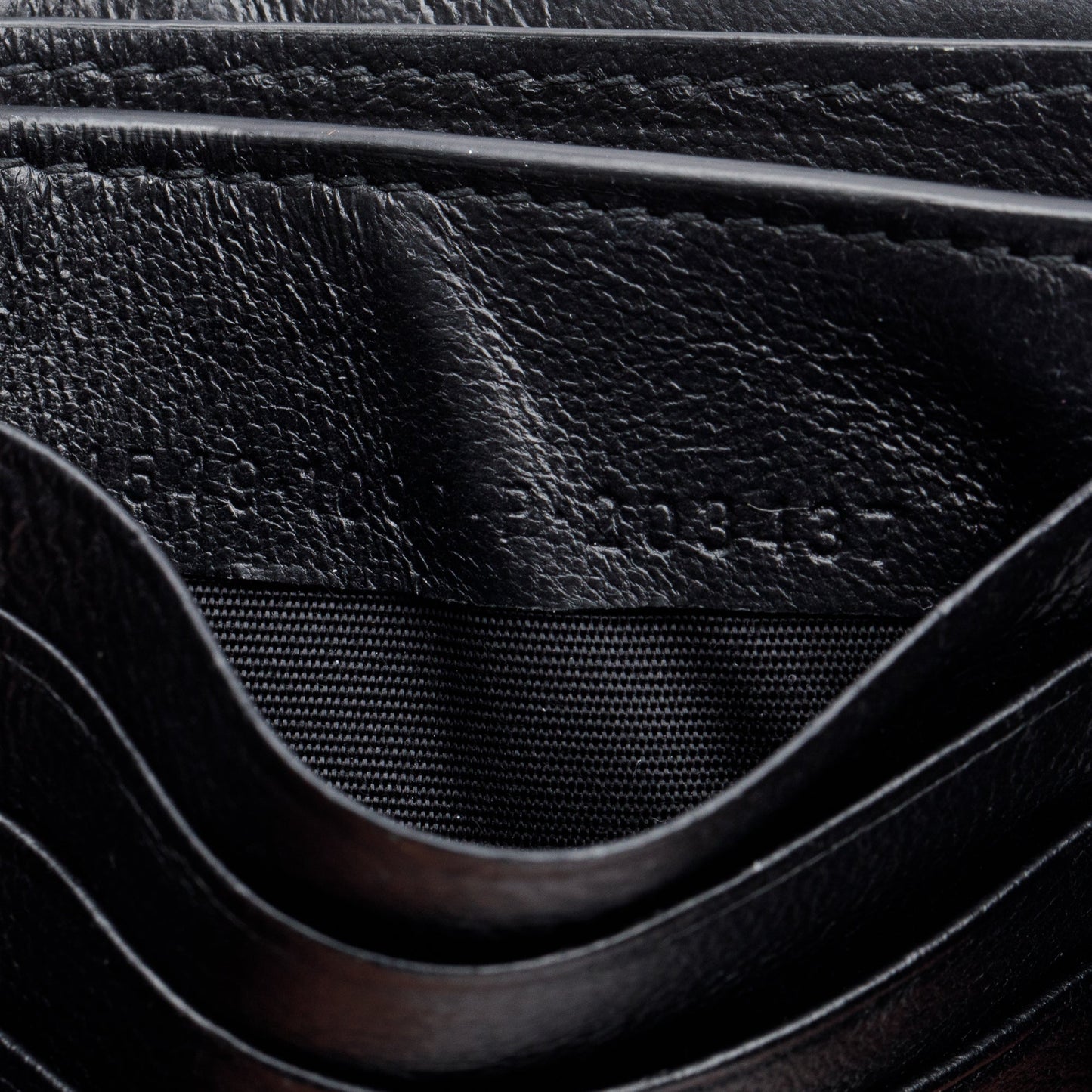 Balenciaga Black Calfskin Leather Cash Square Bifold Wallet