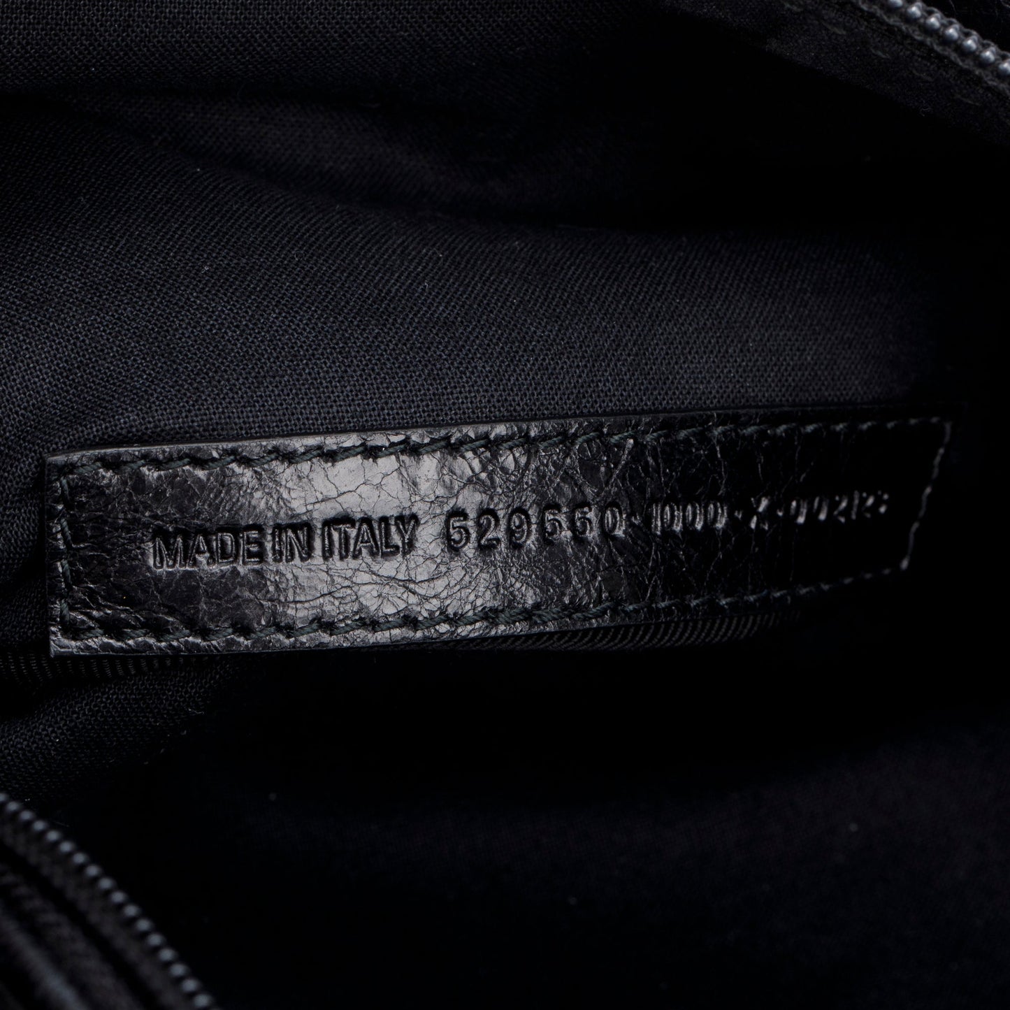 Balenciaga Black Calfskin Leather Explorer Belt Bag