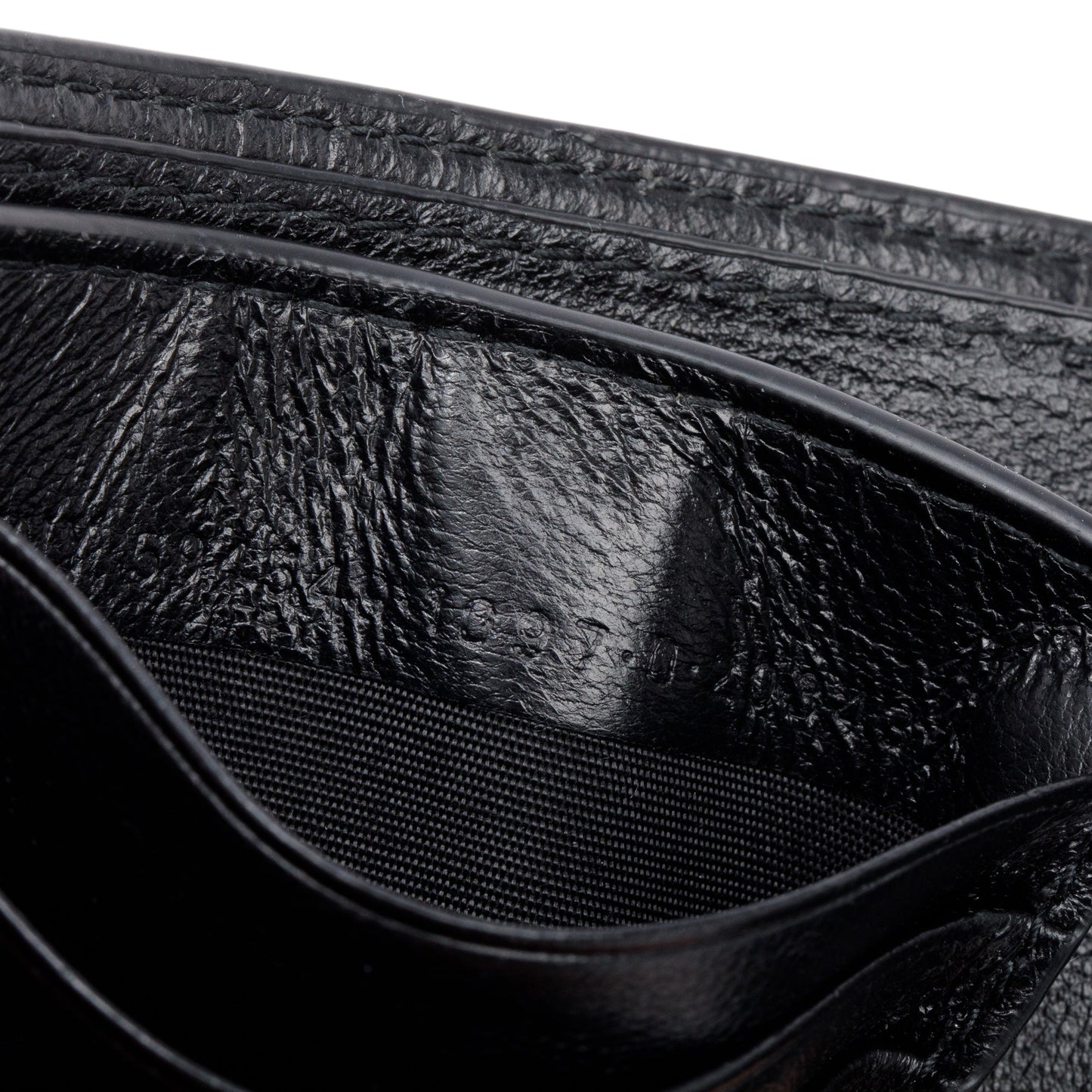 Balenciaga Black Calfskin Leather Logo Cash Square Bifold Wallet