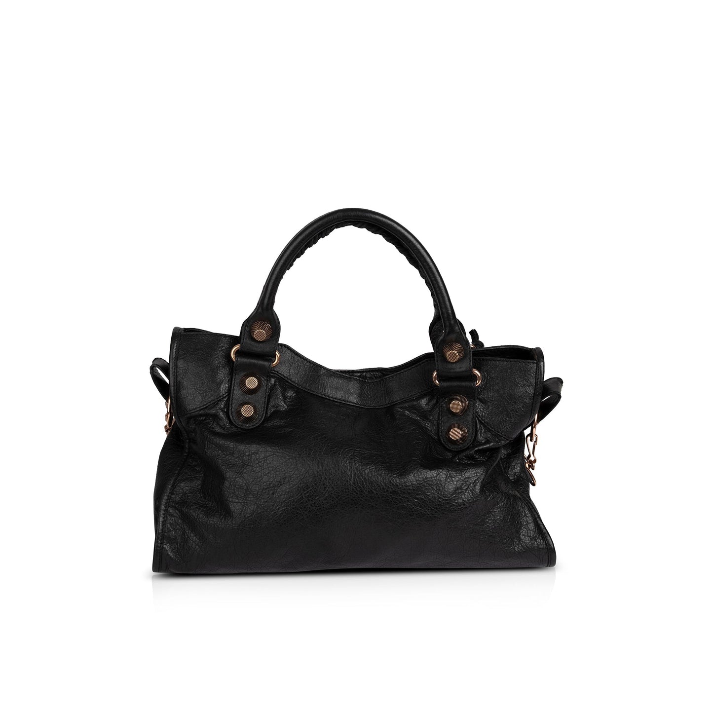 Balenciaga Black Motocross Giant 21 City Bag