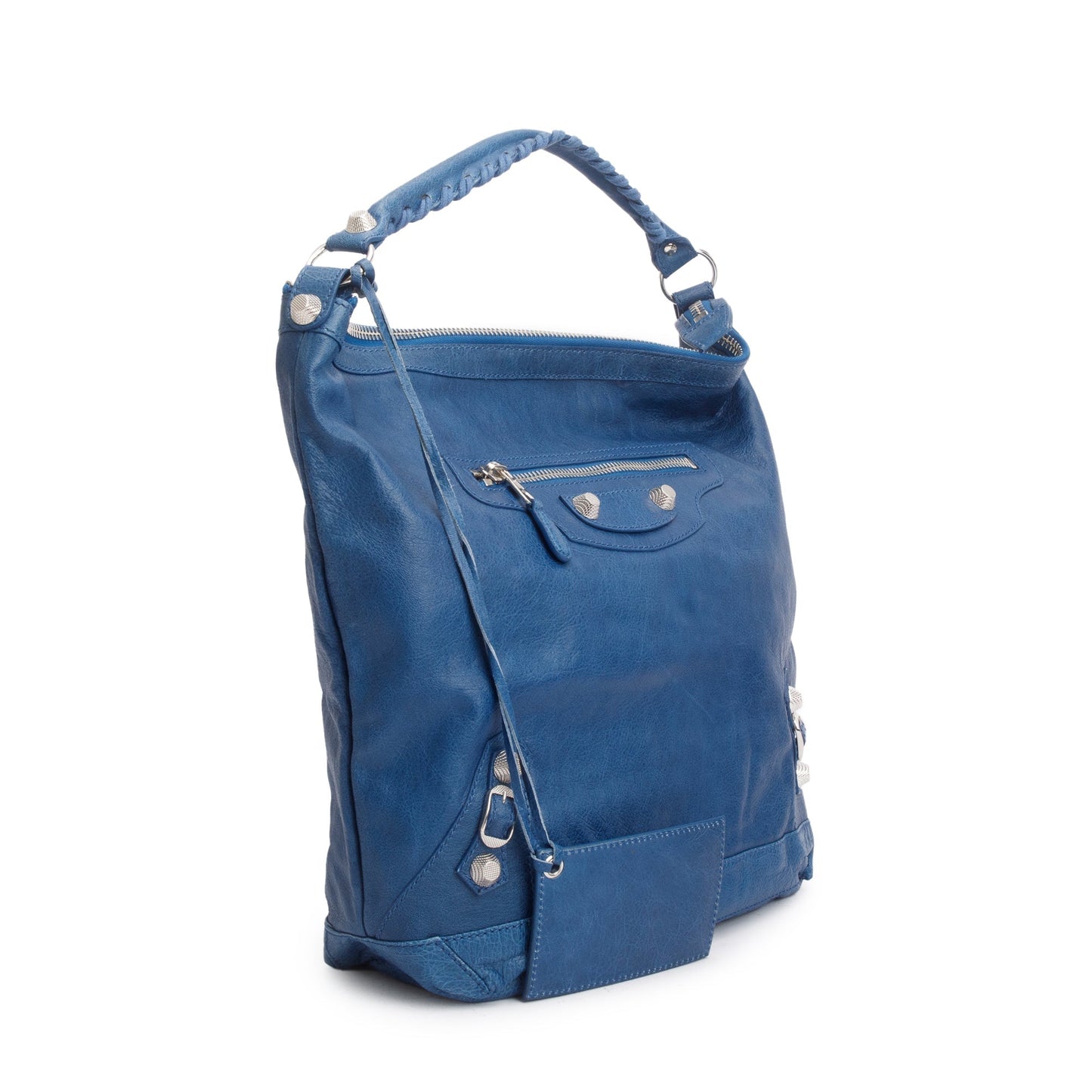 Balenciaga Blue Cassic Agneau Leather Giant 12 Day Bag