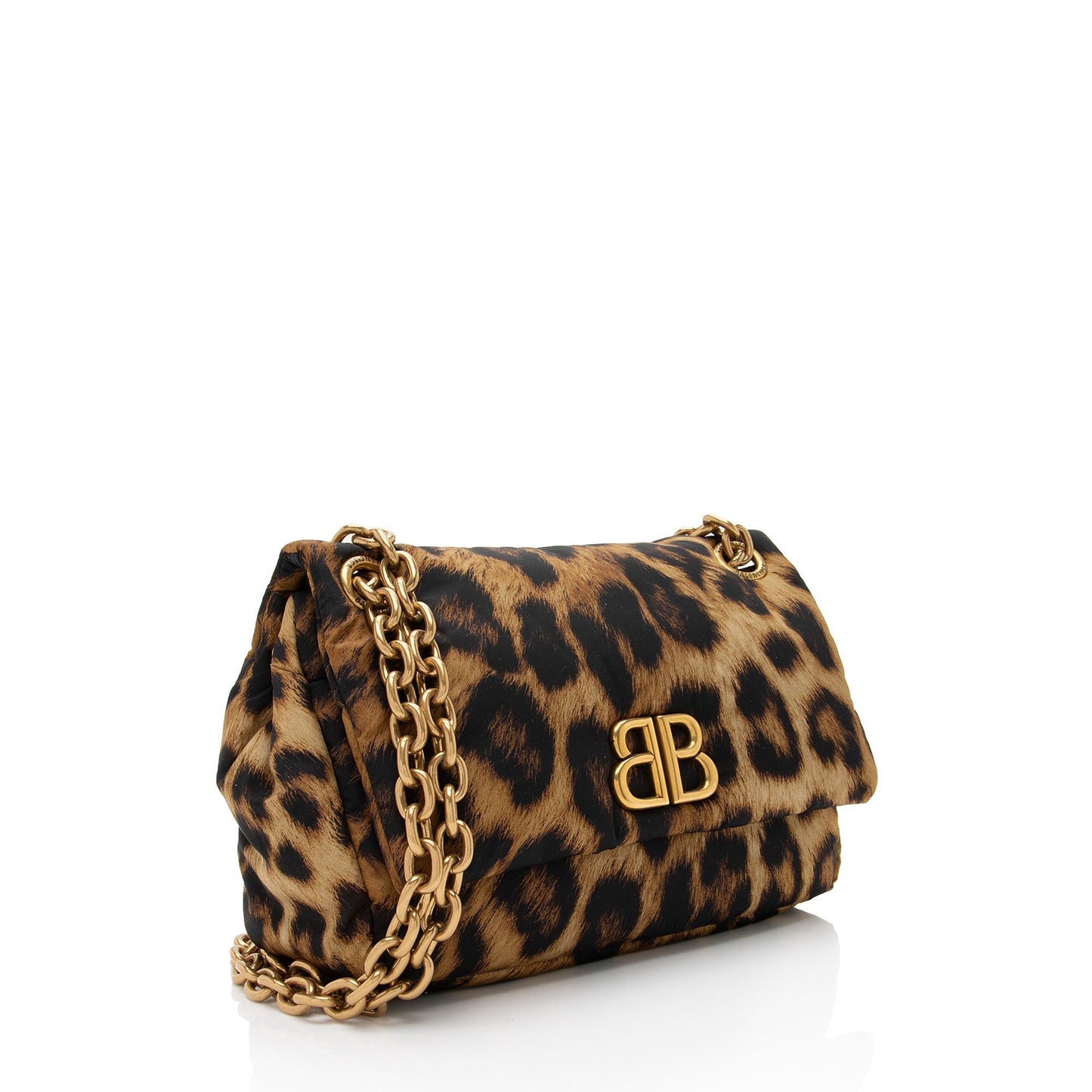 Luxury Balenciaga Trending 2025 Nylon Leopard Monaco Mini Shoulder Bag (SHF-WvmJR1)