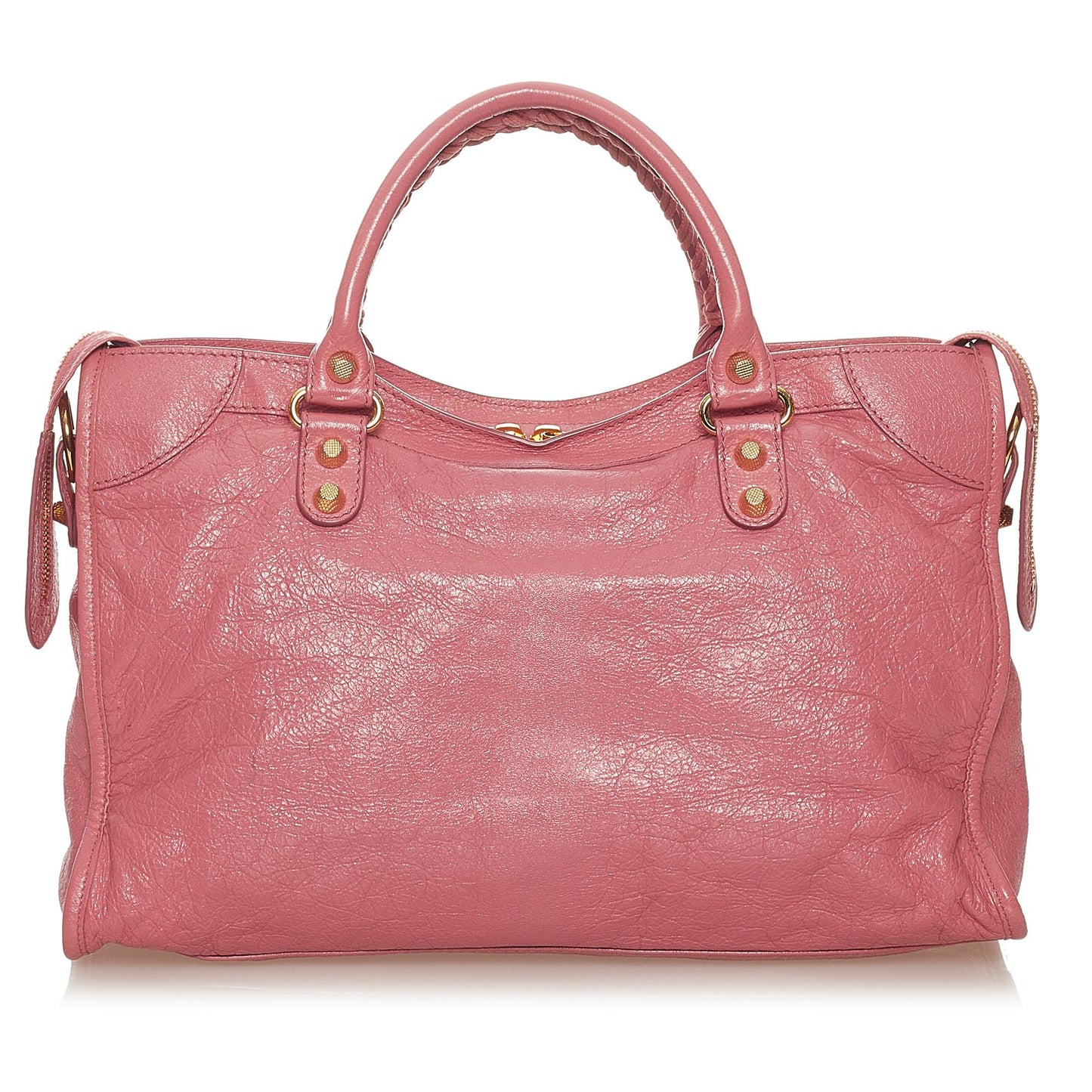 Luxury Balenciaga Trending 2025 Motocross Giant 12 City Lambskin Leather Satchel (SHG-27444)