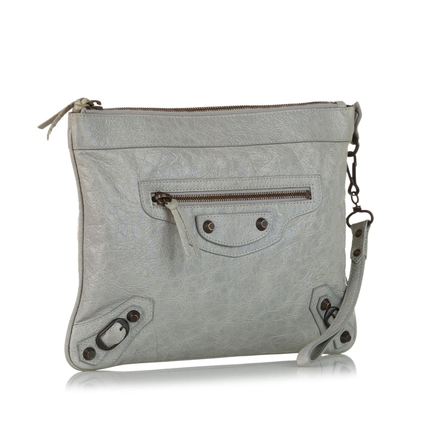 Luxury Balenciaga Trending 2025 Motocross Lambskin Leather Clutch Bag (SHG-37473)