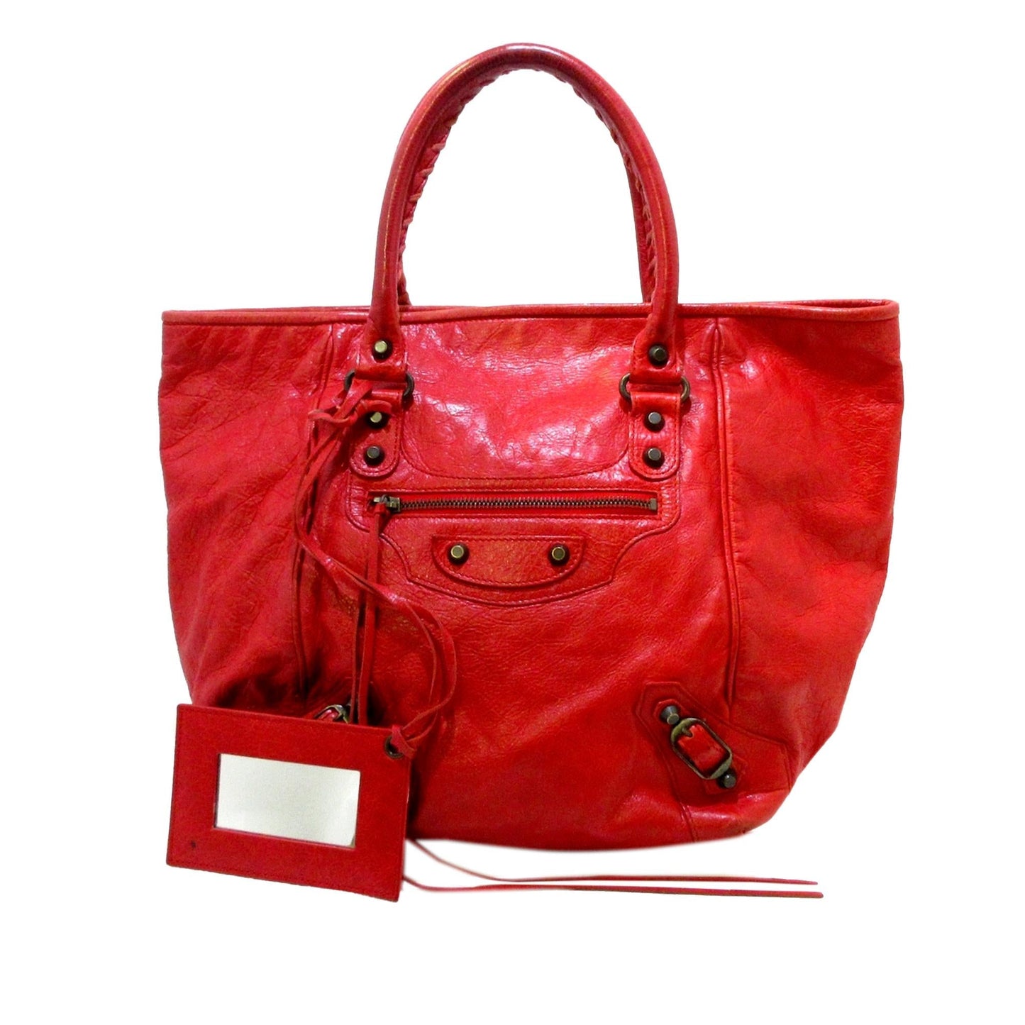 Luxury Balenciaga Trending 2025 Motocross Sunday Leather Tote Bag (SHG-36401)