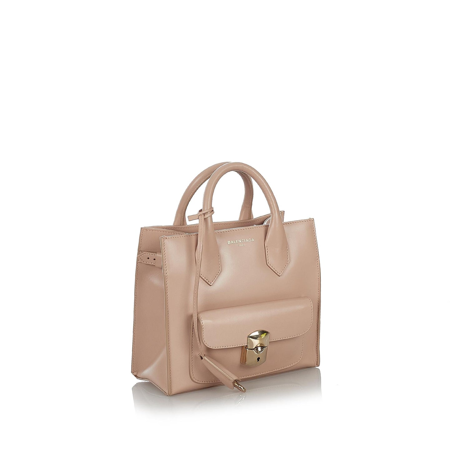 Luxury Balenciaga Trending 2025 Padlock All Afternoon Leather Satchel (SHG-26768)