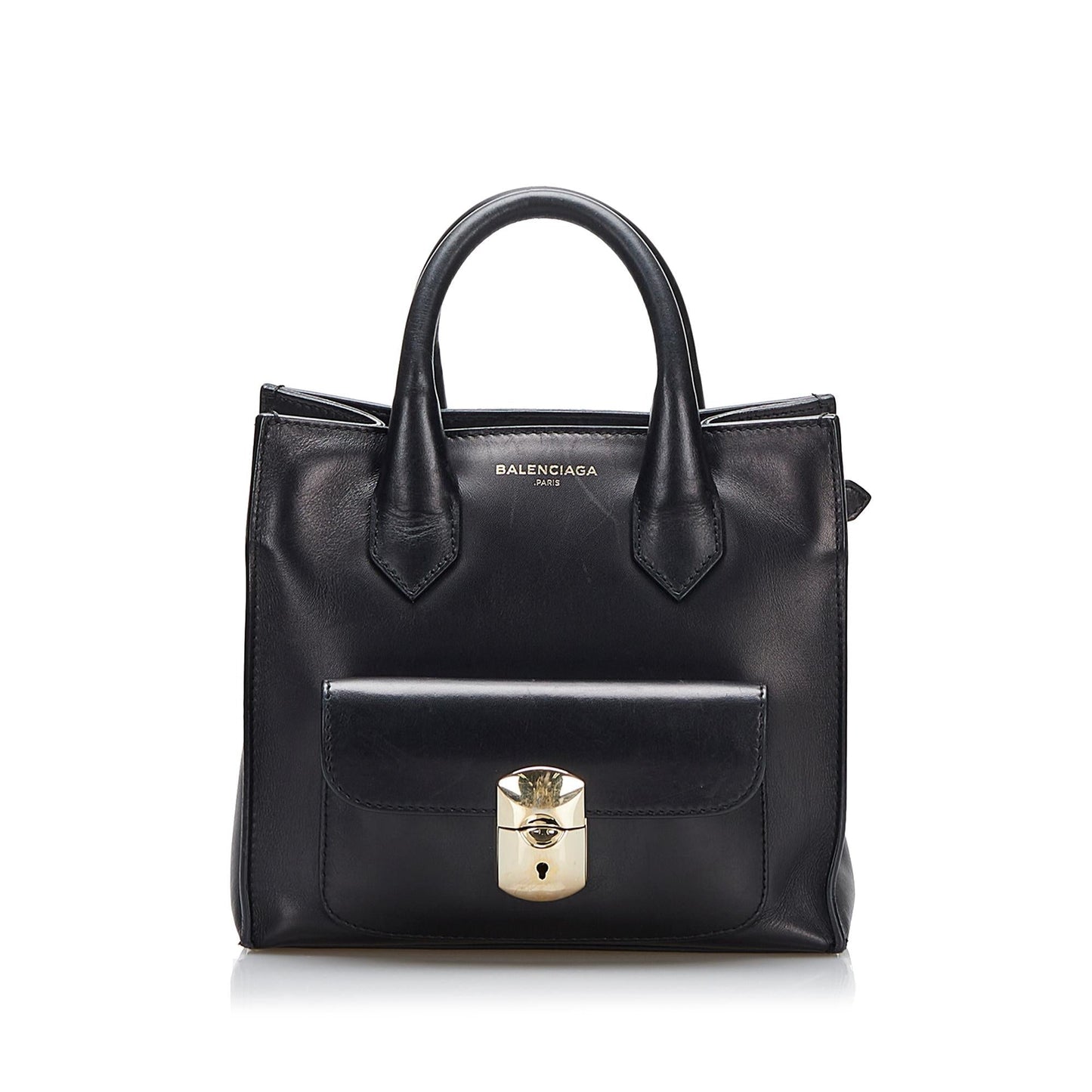 Luxury Balenciaga Trending 2025 Padlock All Afternoon Satchel (SHG-3BOzV8)