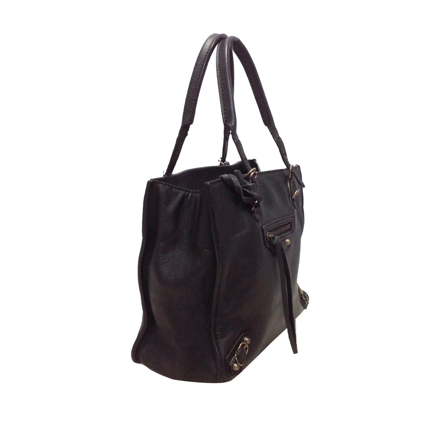 Luxury Balenciaga Trending 2025 Papier A4 Leather Satchel (SHG-27903)
